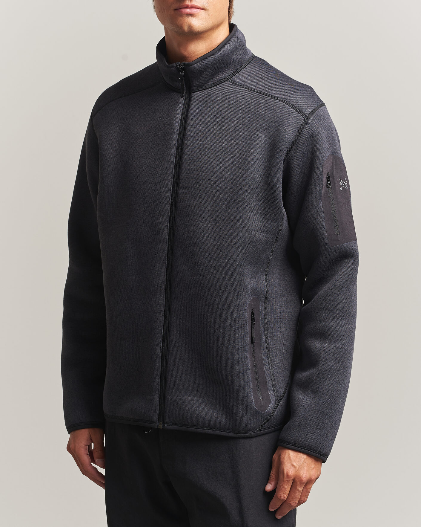 Herren | Pullover | Arc'teryx | Covert Full Zip Black Heather