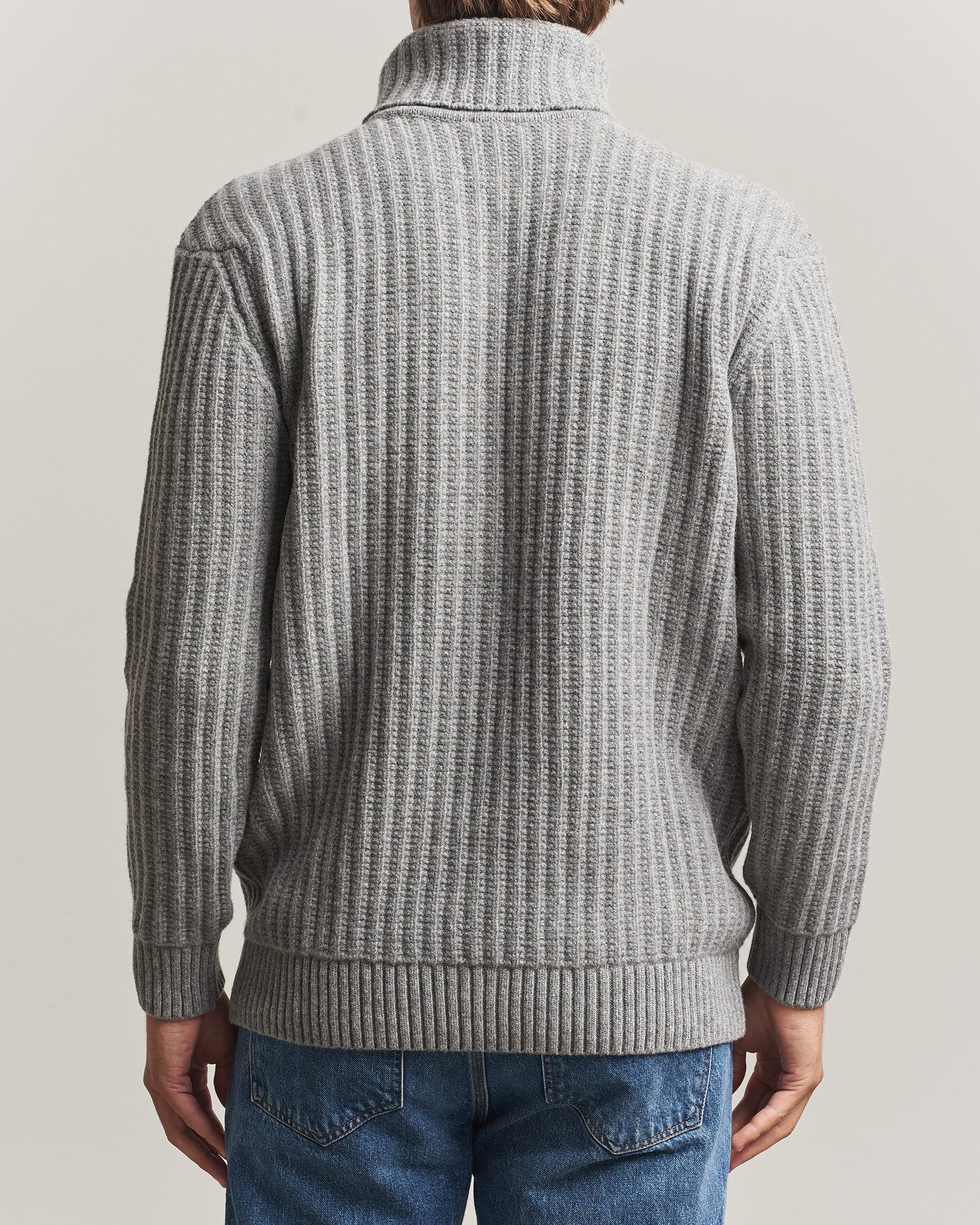 Herren | Pullover | Armor-lux | Wool Knitted Rollneck Slate