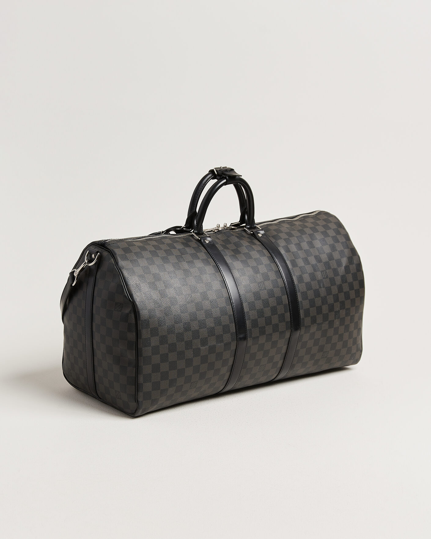 Herren | Pre-Owned & Vintage Bags | Louis Vuitton Pre-Owned | Keepall Bandouliére 55 Damier Graphite