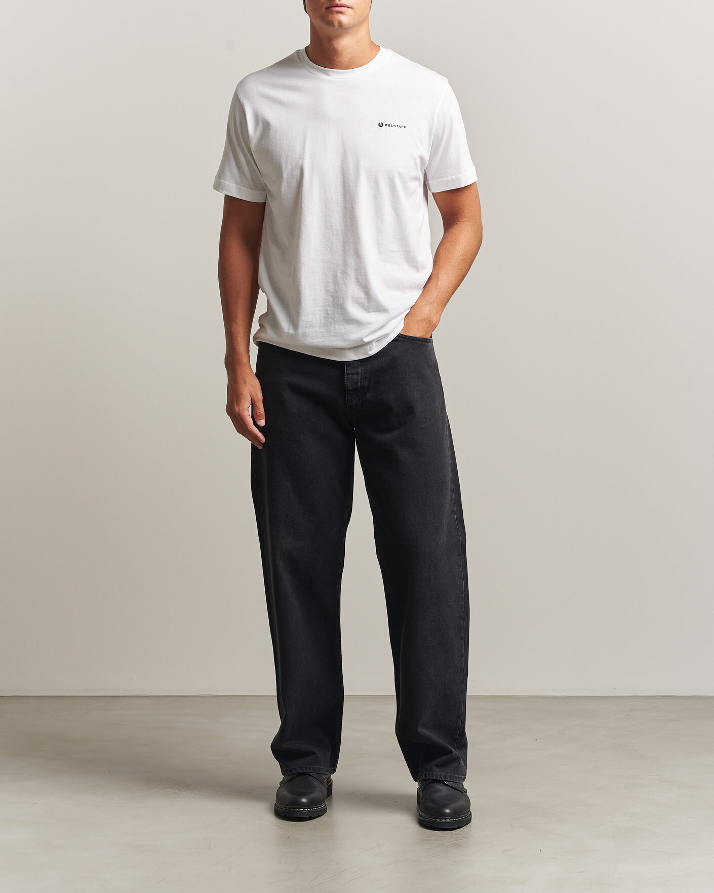 Herren | T-Shirts | Belstaff | 3-Pack Crew Neck T-Shirt Black/Dark Ink/White