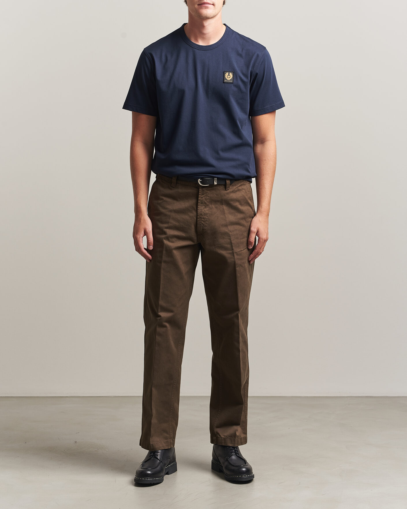 Herren | T-Shirts | Belstaff | Signature Crew Neck T-Shirt Dark Ink