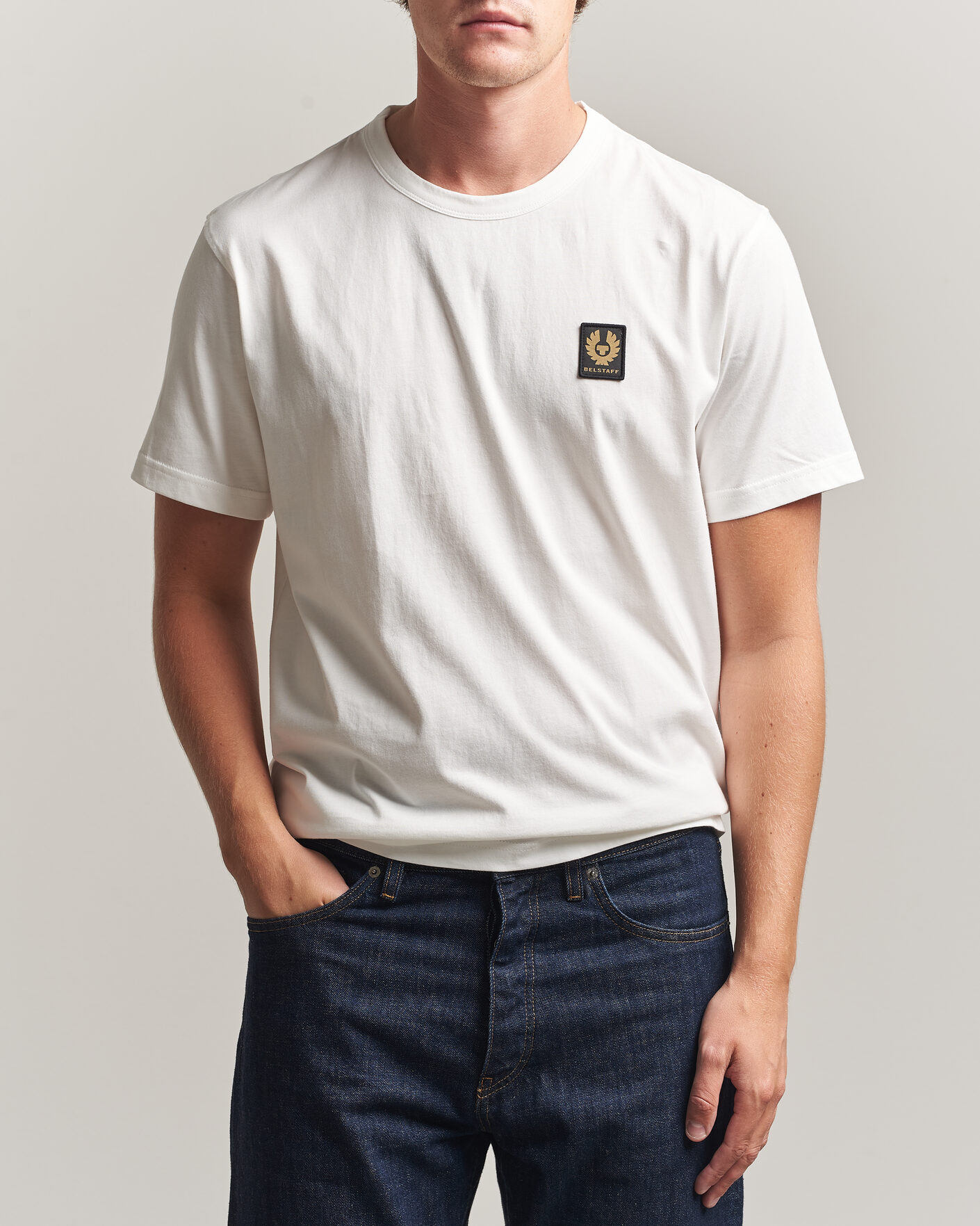 Herren | T-Shirts | Belstaff | Signature Crew Neck T-Shirt White