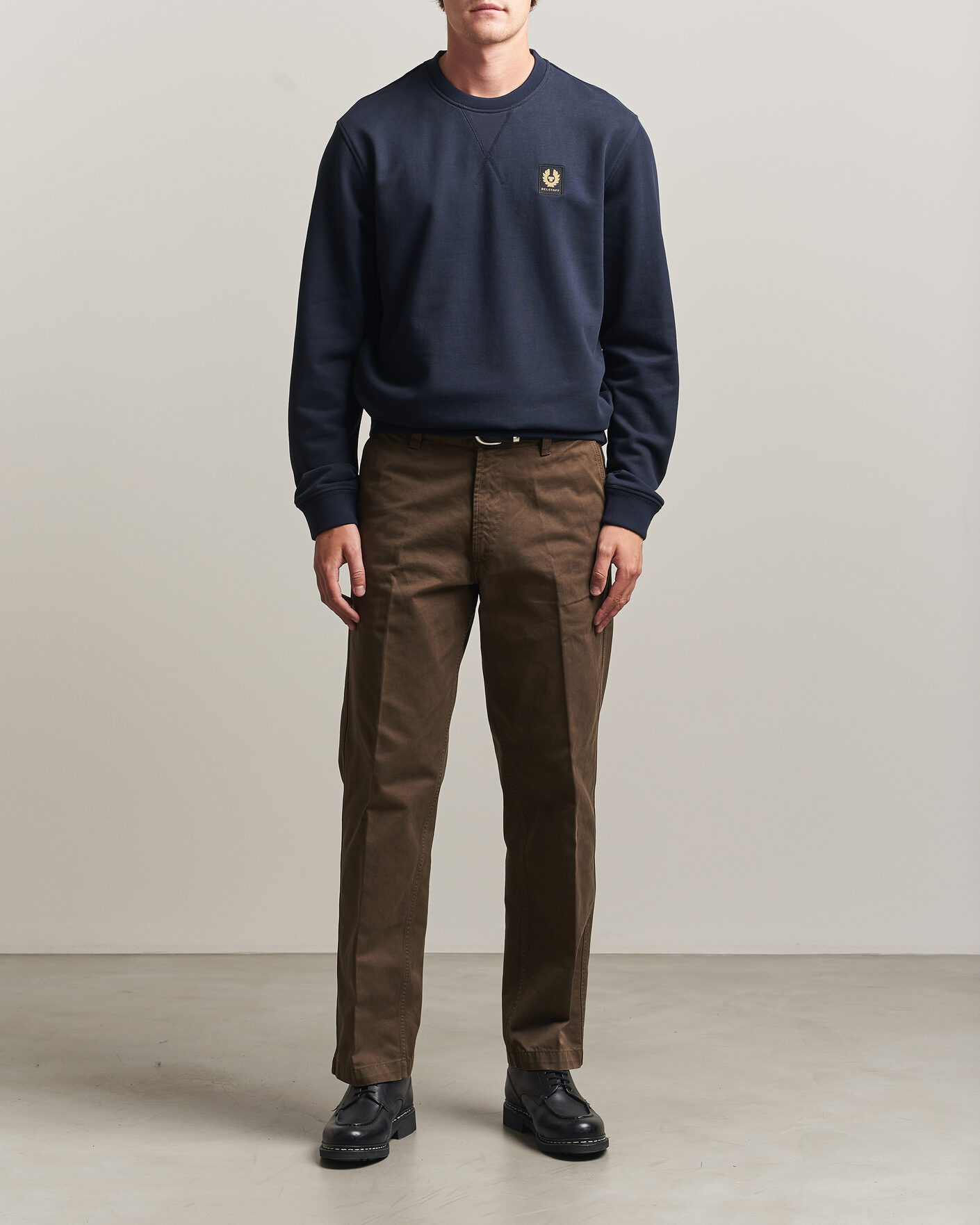 Herren | Pullover | Belstaff | Signature Crew Neck Sweatshirt Dark Ink