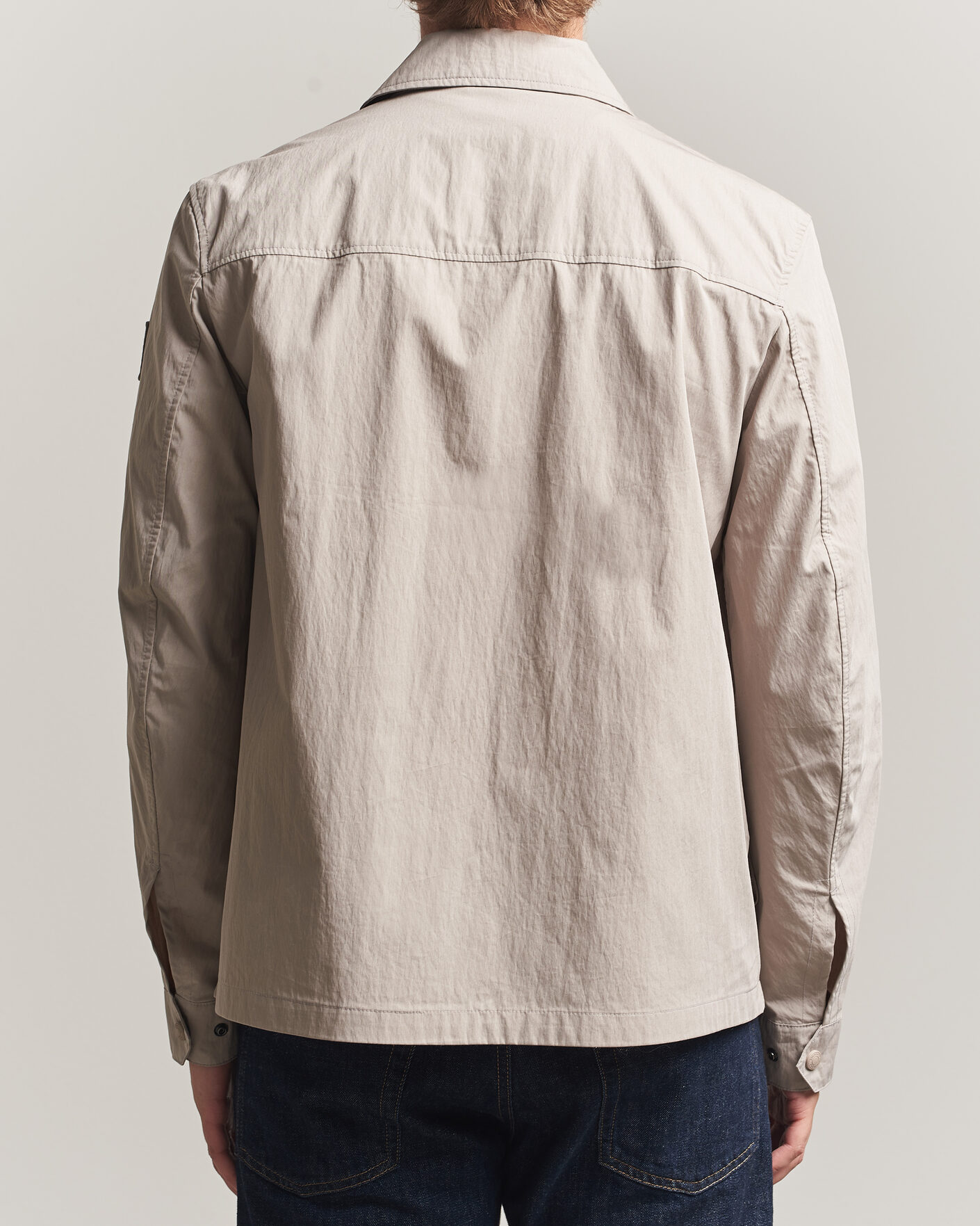 Herren | Hemden | Belstaff | Cargo Overshirt Concrete