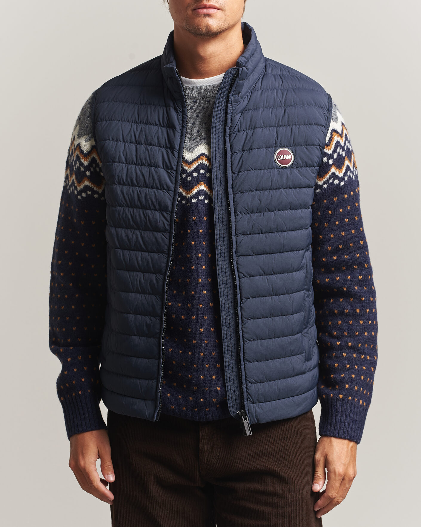 Herren | Westen | Colmar | Lightweight Down Vest Navy