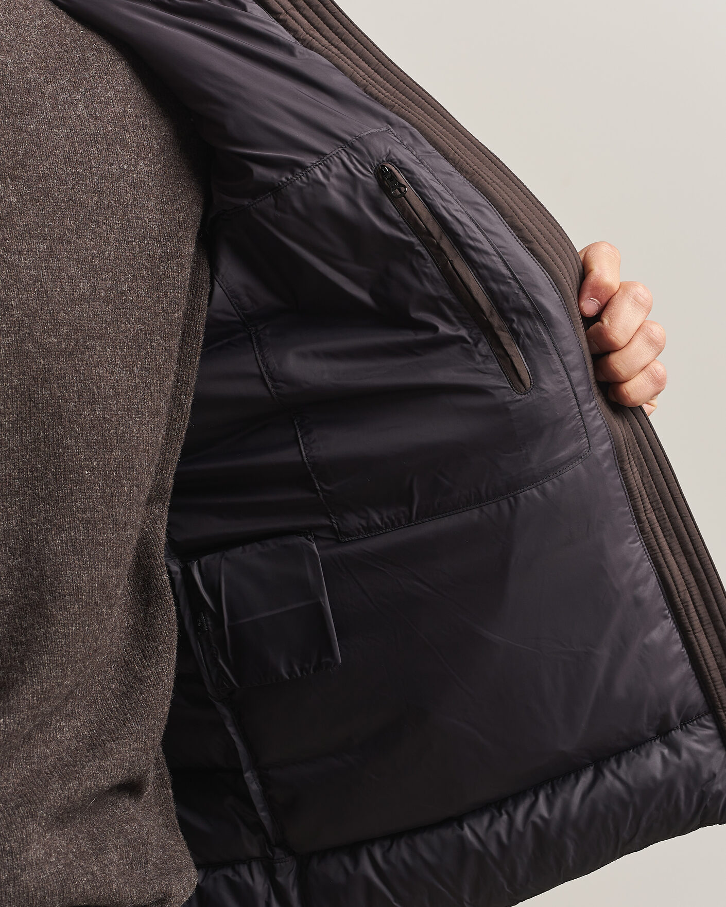 Herren | Jacken | Colmar | Quilted Down Jacket Black Coffee