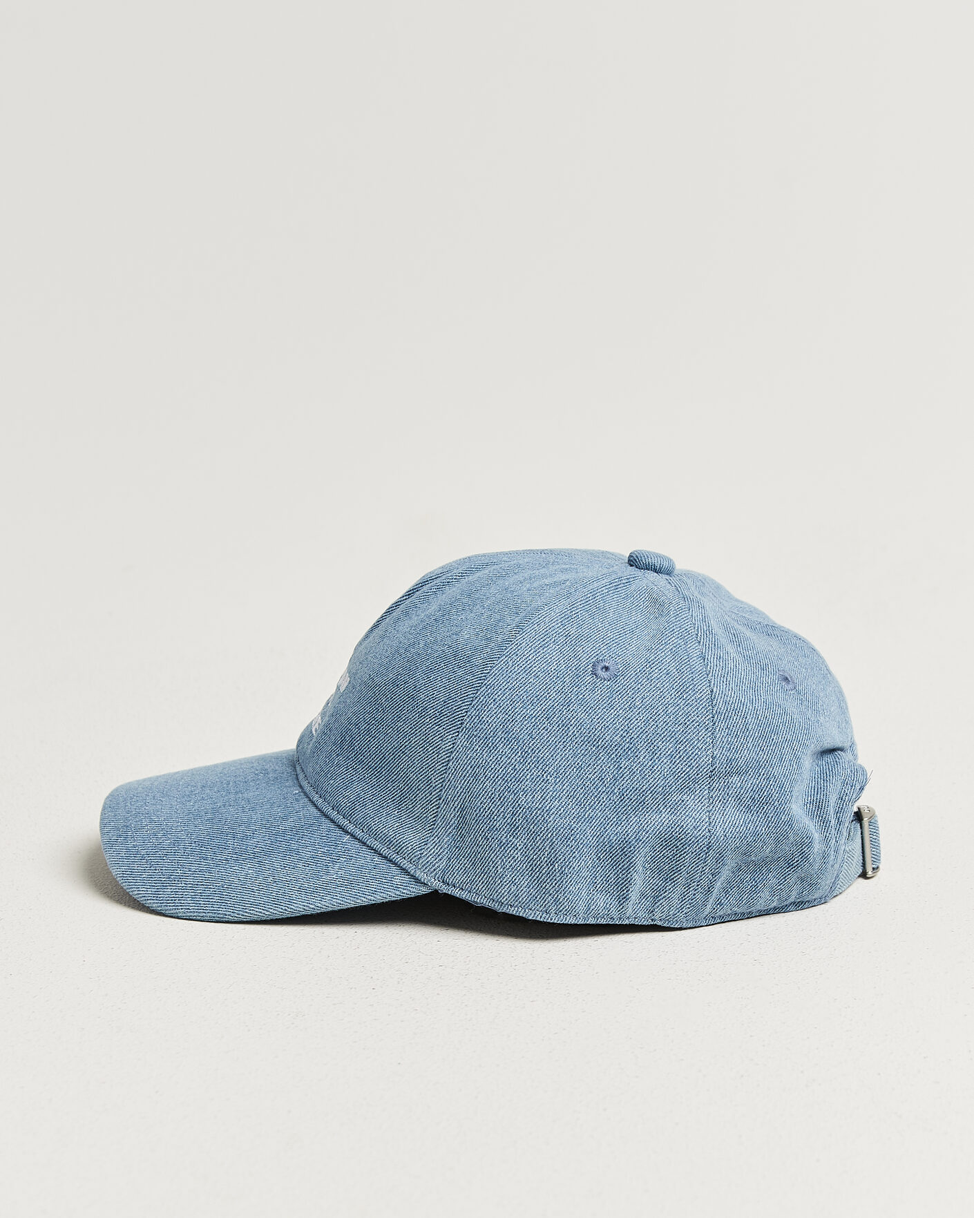 Herren | Hüte & Mützen | Drôle de Monsieur | Slogan Denim Baseball Cap Blue
