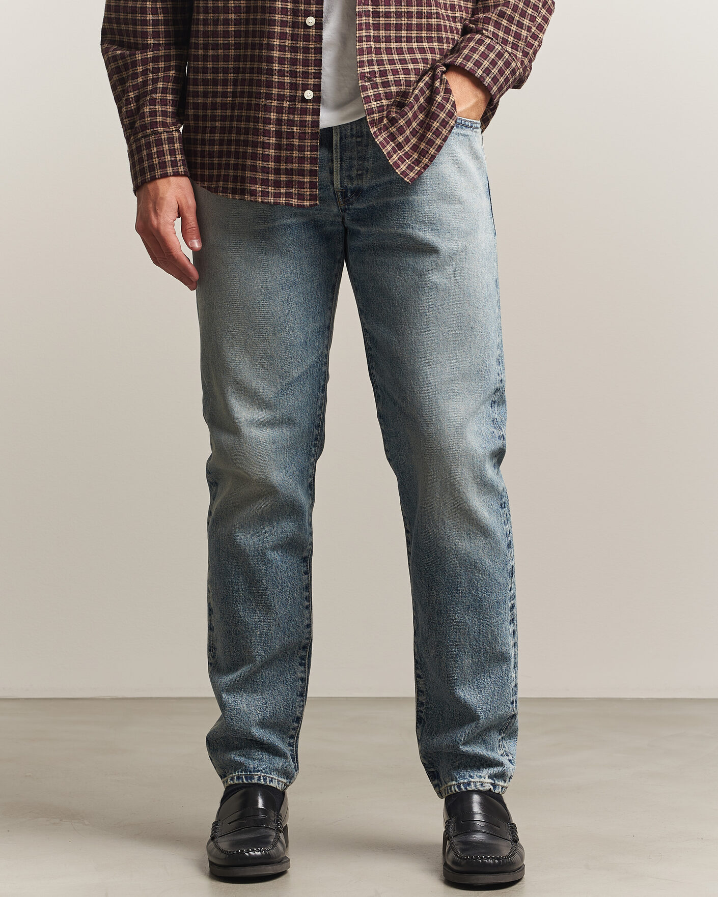 Herren | Jeans | EDWIN | Regular Tapered Rainbow Selvage Jeans Light Used
