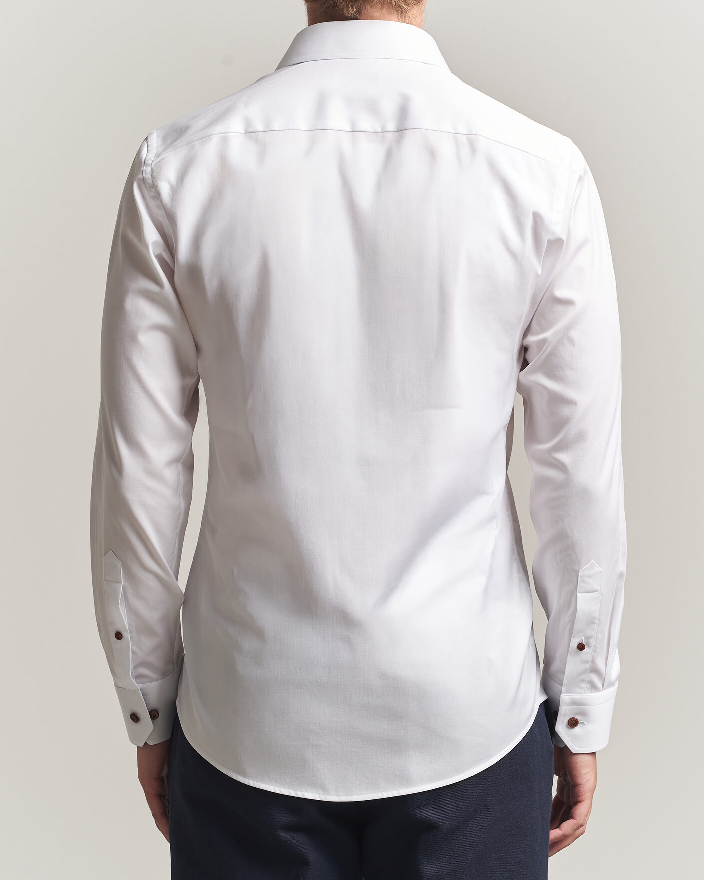 Herren | Hemden | Eton | Slim Fit Signature Twill Contrast Shirt White