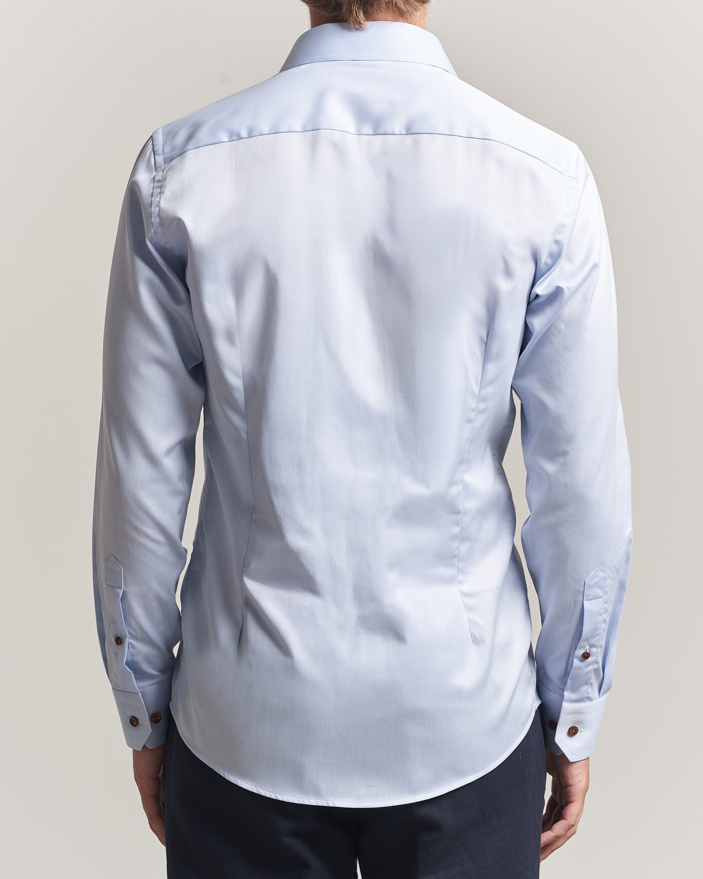 Herren | Hemden | Eton | Slim Fit Signature Twill Contrast Shirt Light Blue