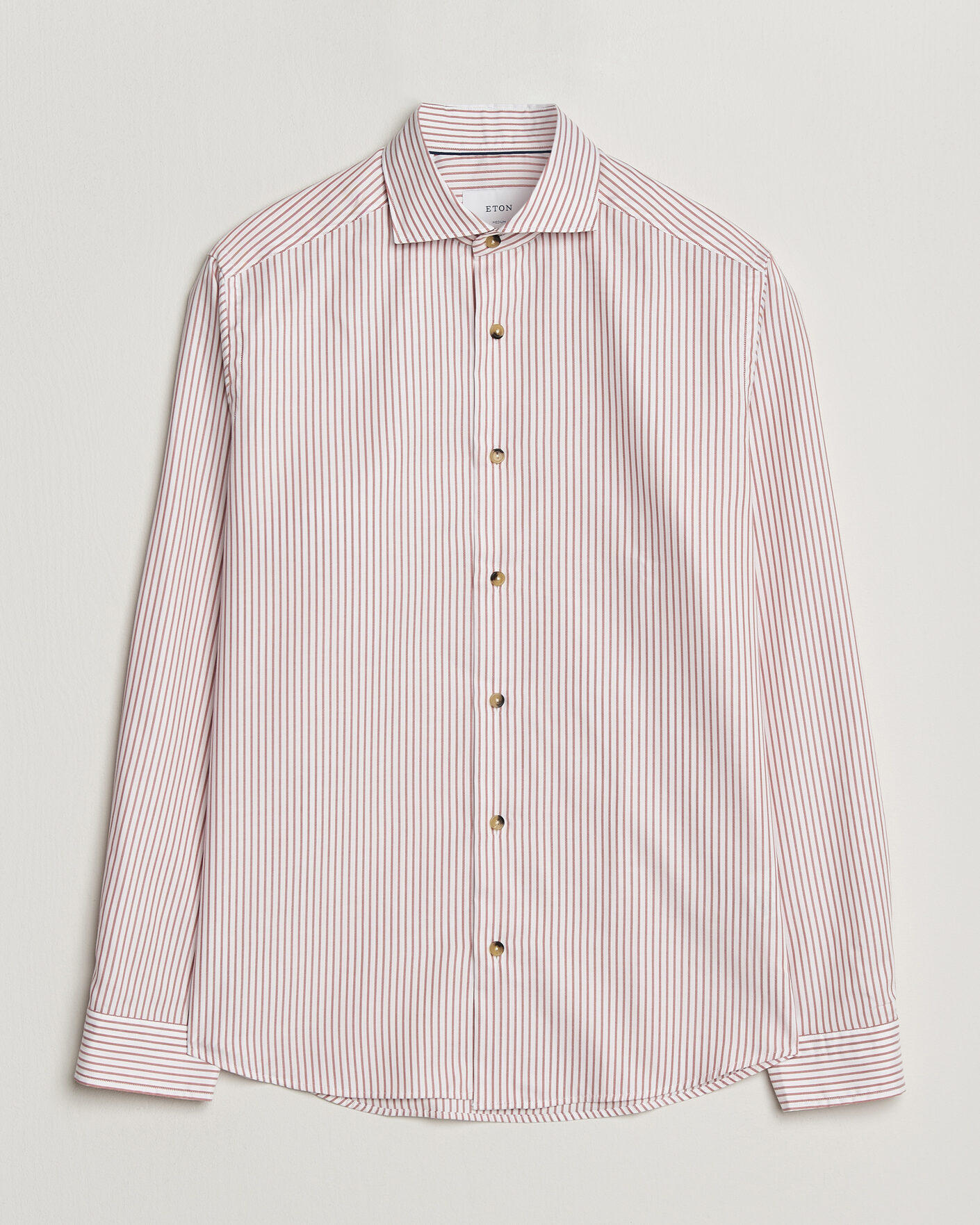 Herren | Hemden | Eton | Casual Fit Signature Oxford Striped Shirt Orange