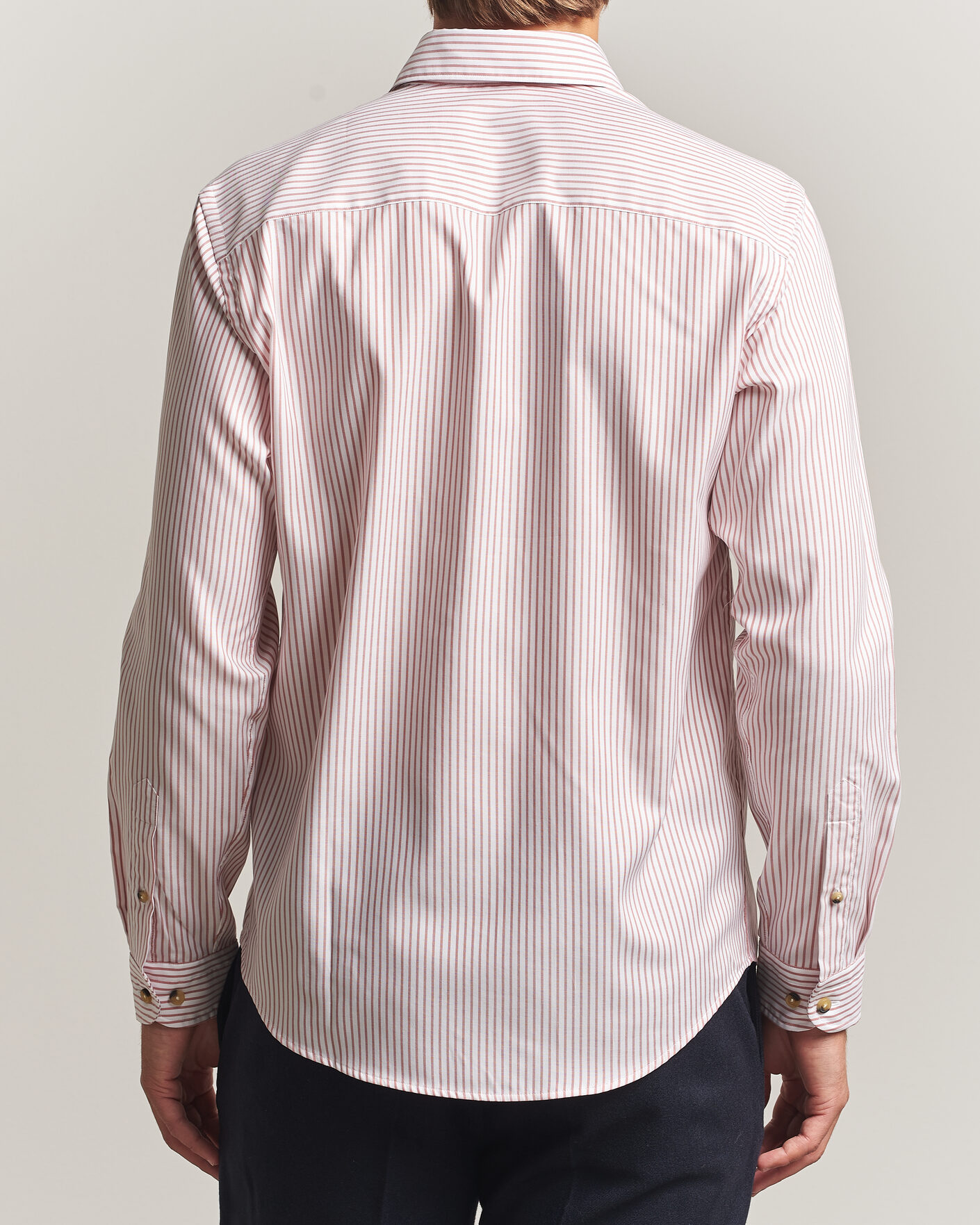 Herren | Hemden | Eton | Casual Fit Signature Oxford Striped Shirt Orange
