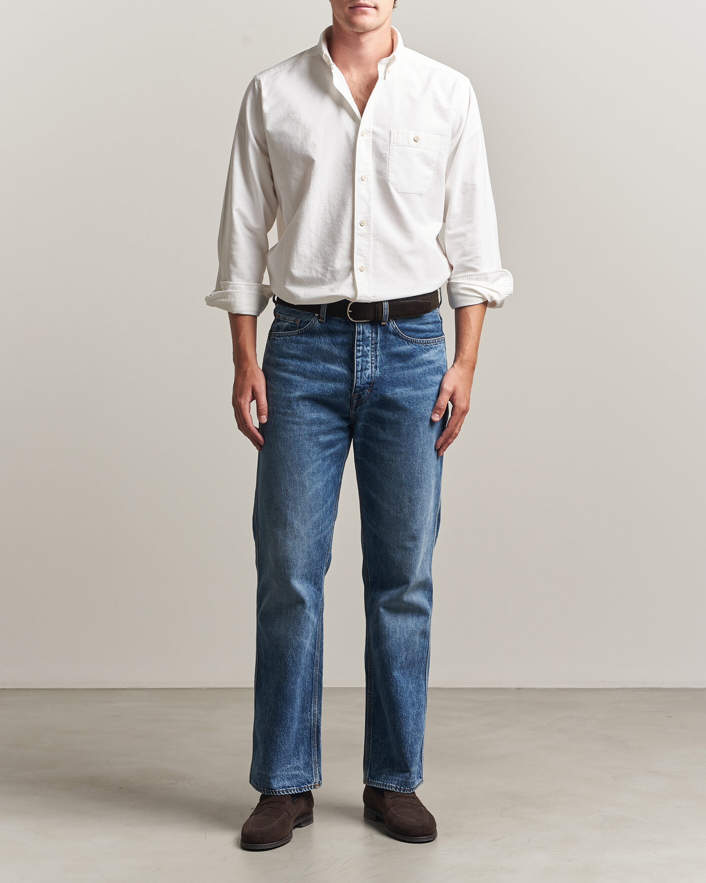 Herren | Hemden | Eton | Regular Fit Ivy Oxford Shirt White