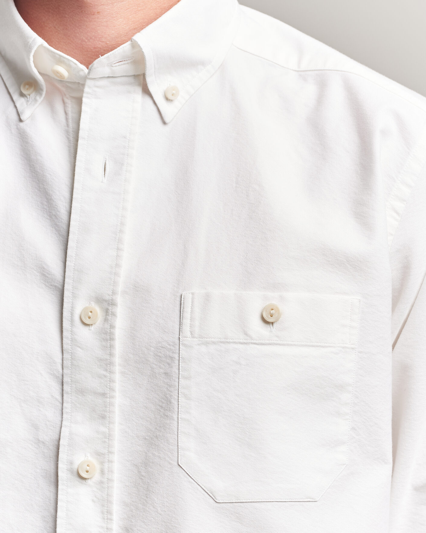 Herren | Hemden | Eton | Regular Fit Ivy Oxford Shirt White