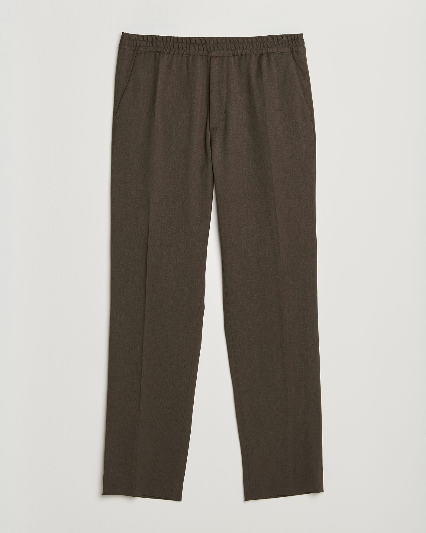 Herren | Hosen | Filippa K | Theo Relaxed Wool Trousers Walnut Brown