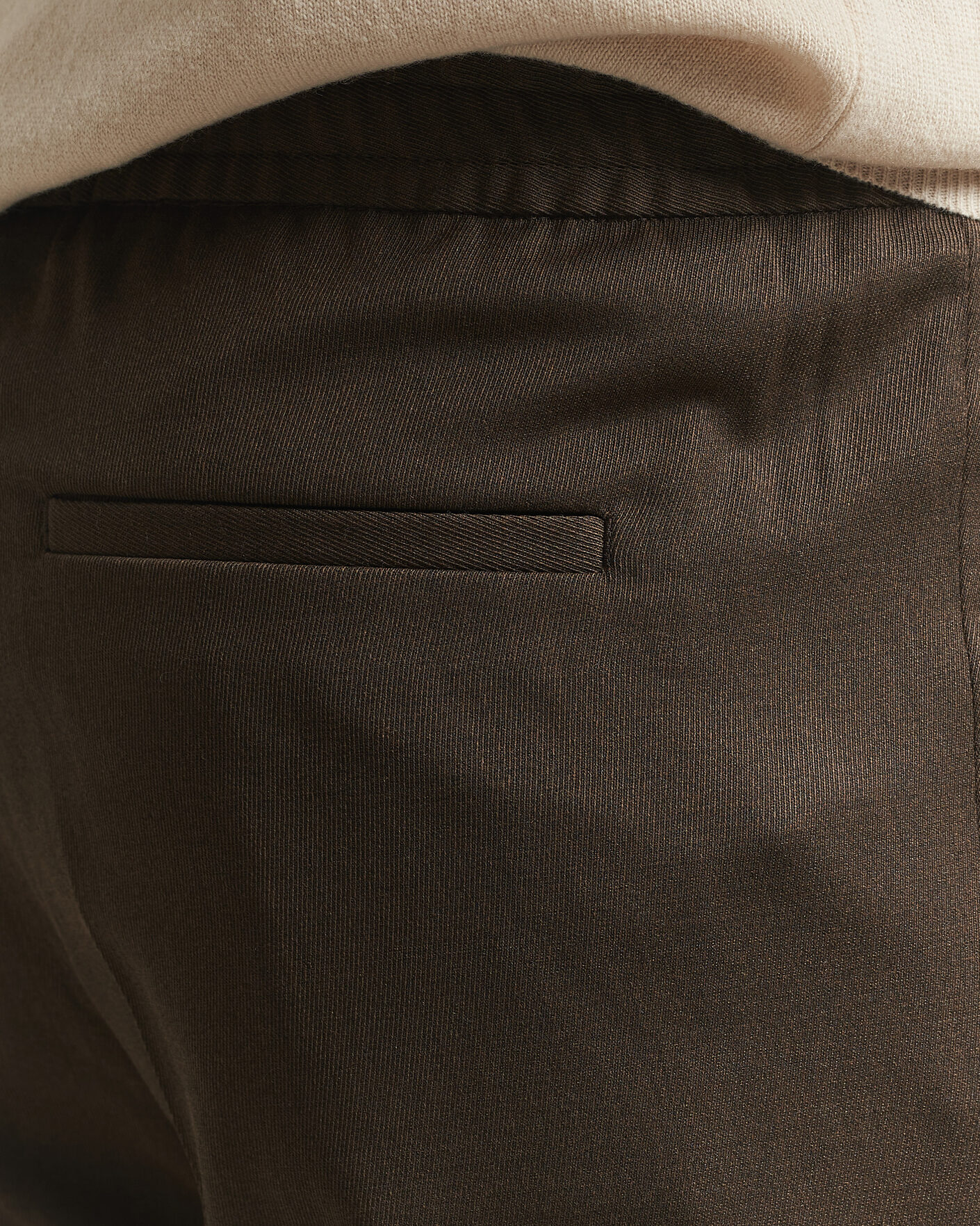 Herren | Hosen | Filippa K | Theo Relaxed Wool Trousers Walnut Brown