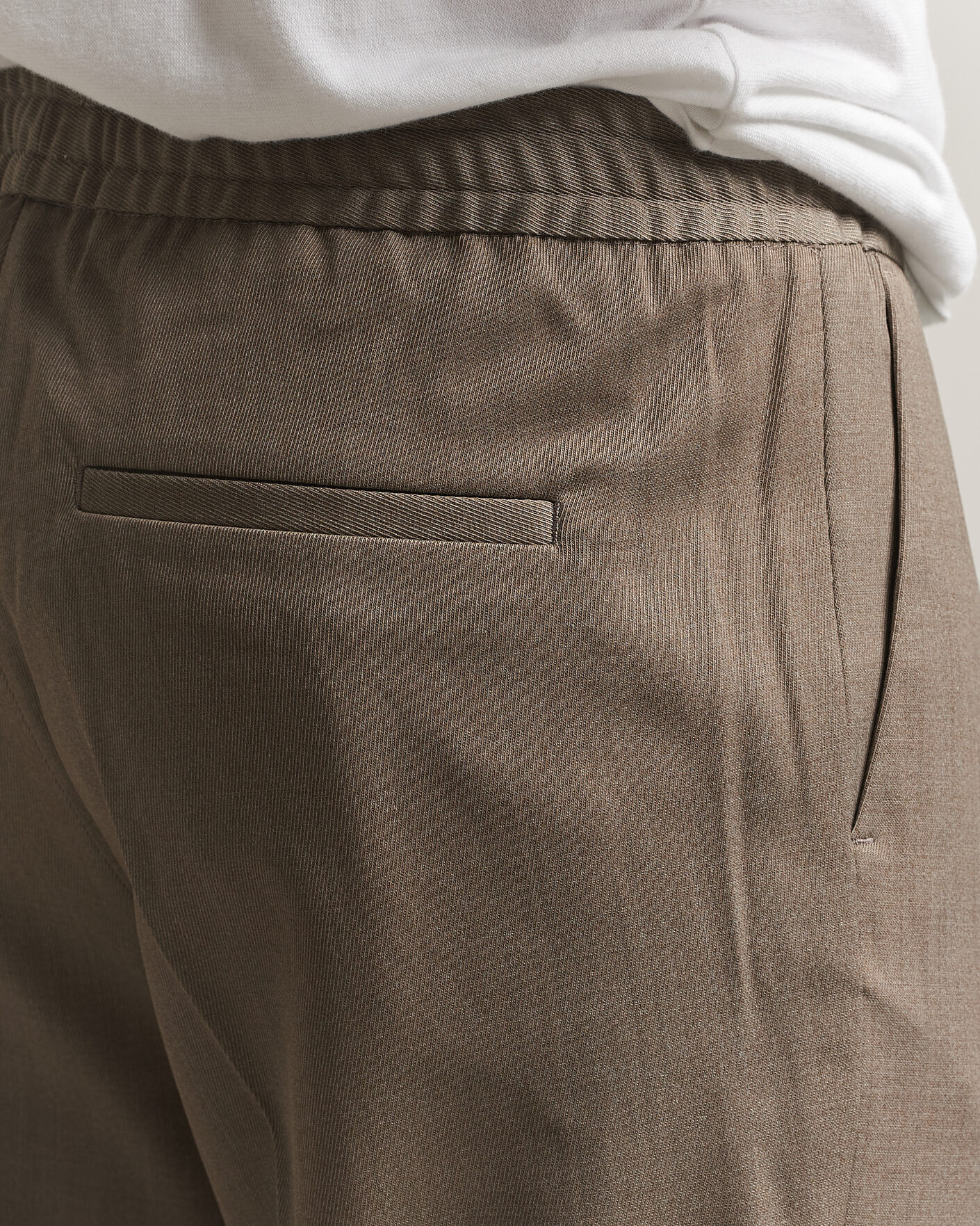 Herren | Hosen | Filippa K | Theo Relaxed Wool Trousers Stone Taupe