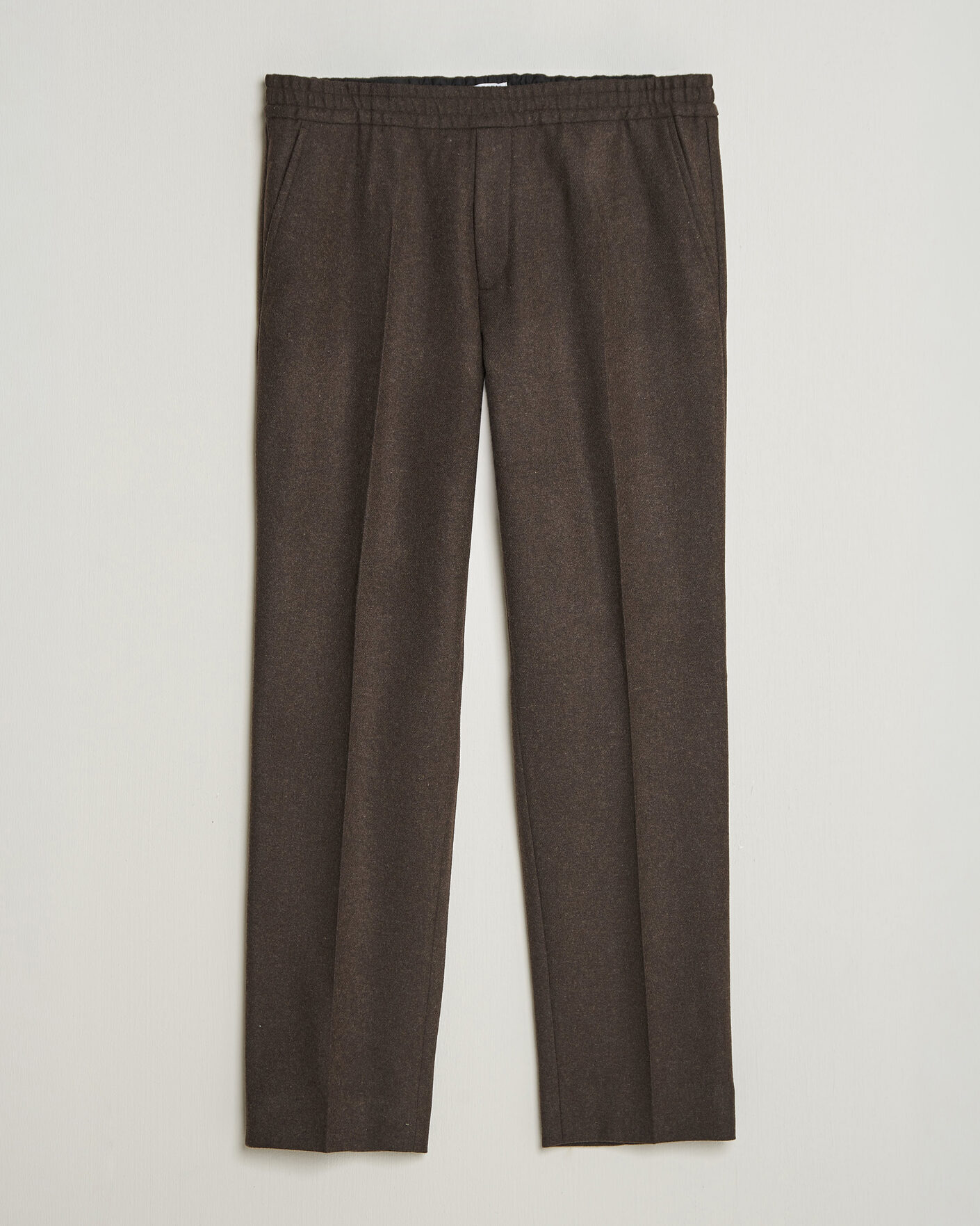 Herren | Hosen | Filippa K | Theo Relaxed Flannel Trousers Walnut Brown