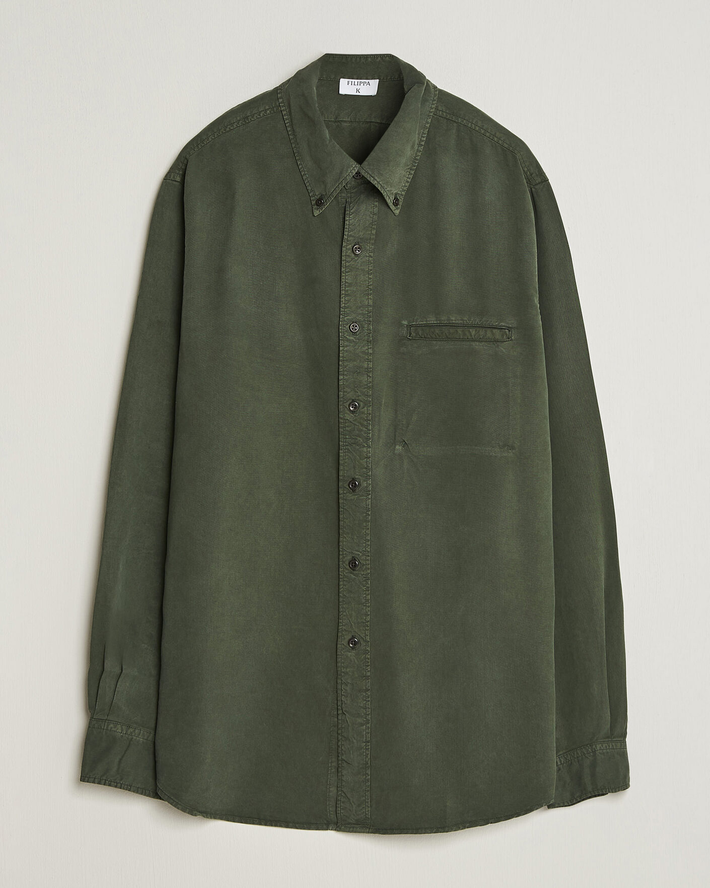 Herren | Hemden | Filippa K | Zack Lyocell Shirt Night Green