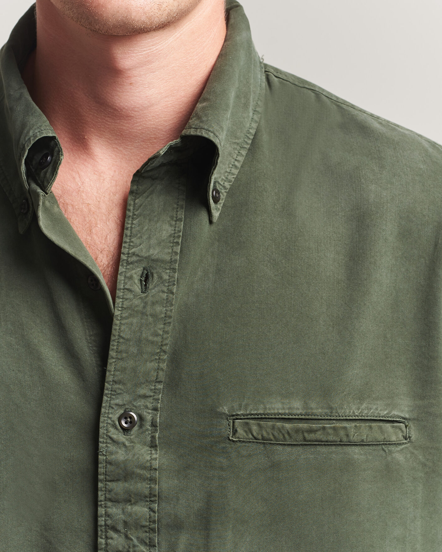 Herren | Hemden | Filippa K | Zack Lyocell Shirt Night Green