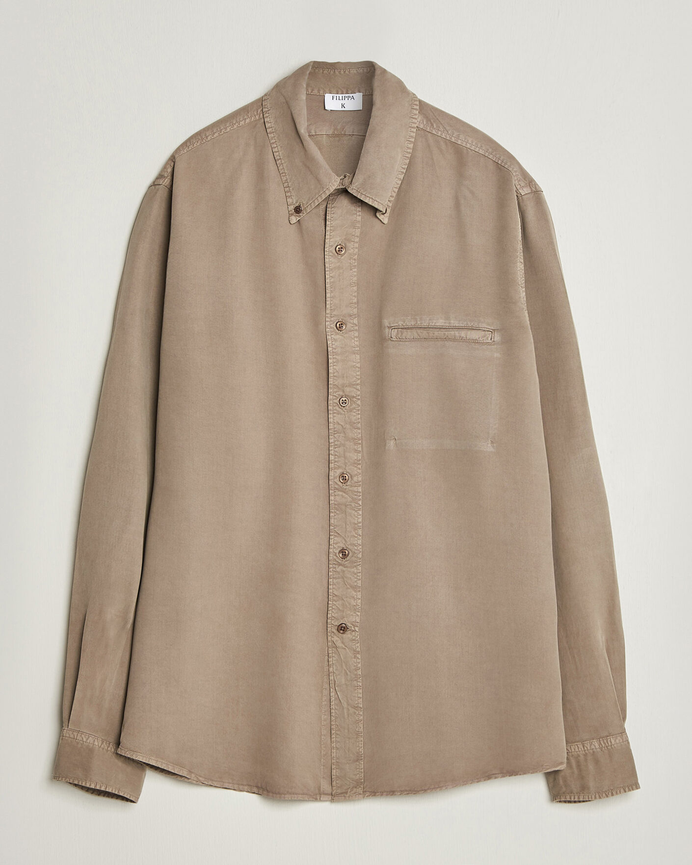 Herren | Hemden | Filippa K | Zack Lyocell Shirt Stone Taupe