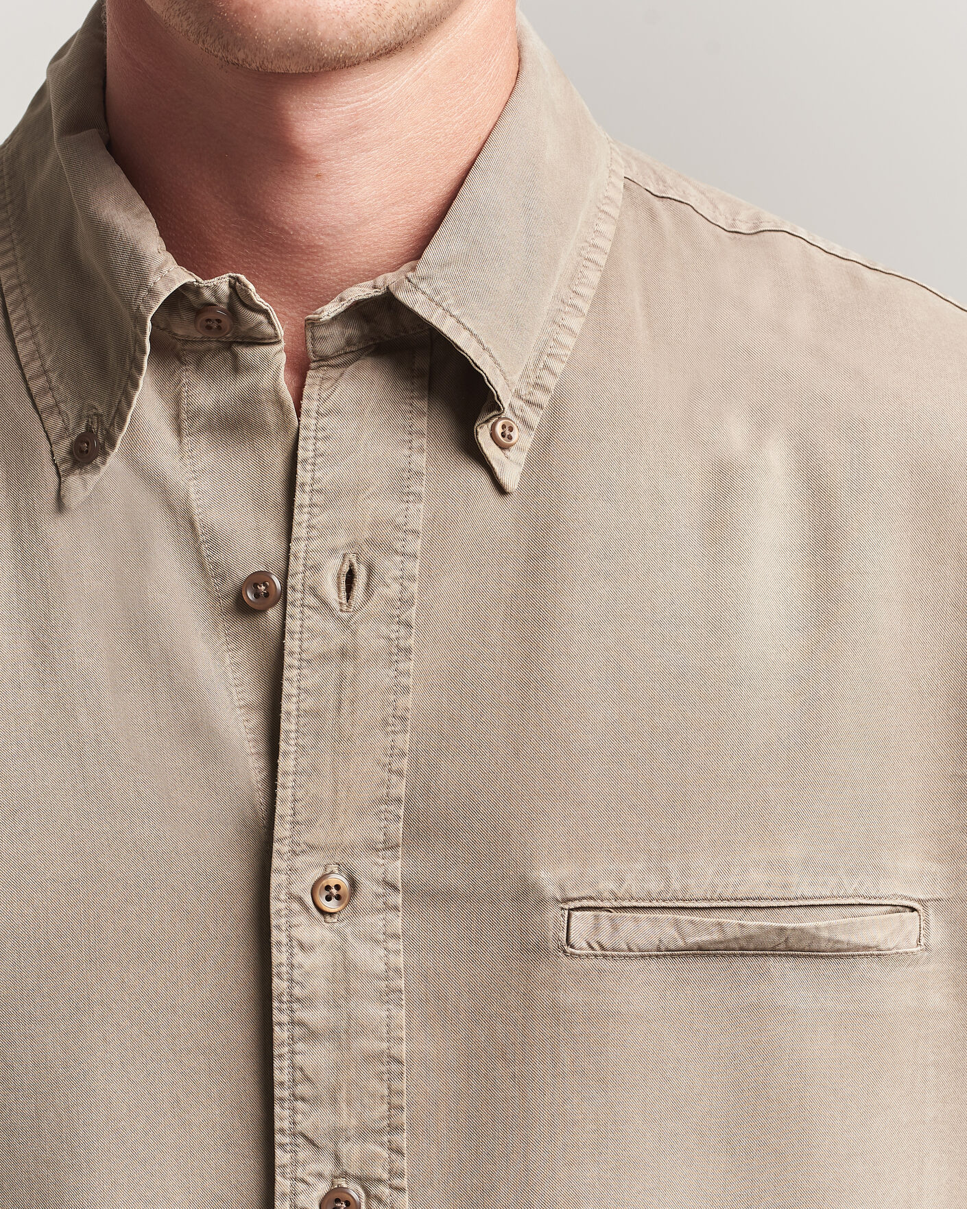 Herren | Hemden | Filippa K | Zack Lyocell Shirt Stone Taupe