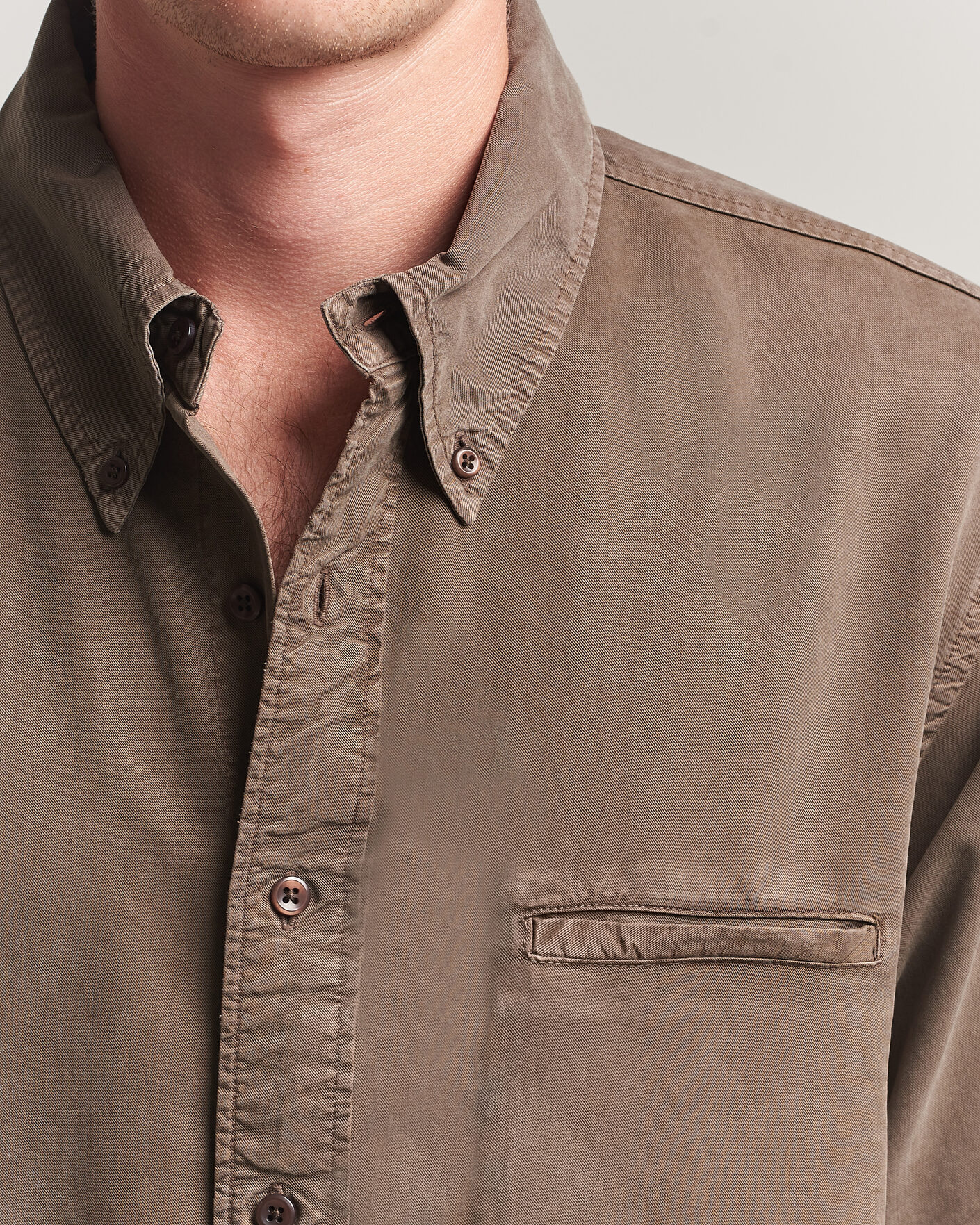 Herren | Hemden | Filippa K | Zack Lyocell Shirt Ebony Brown