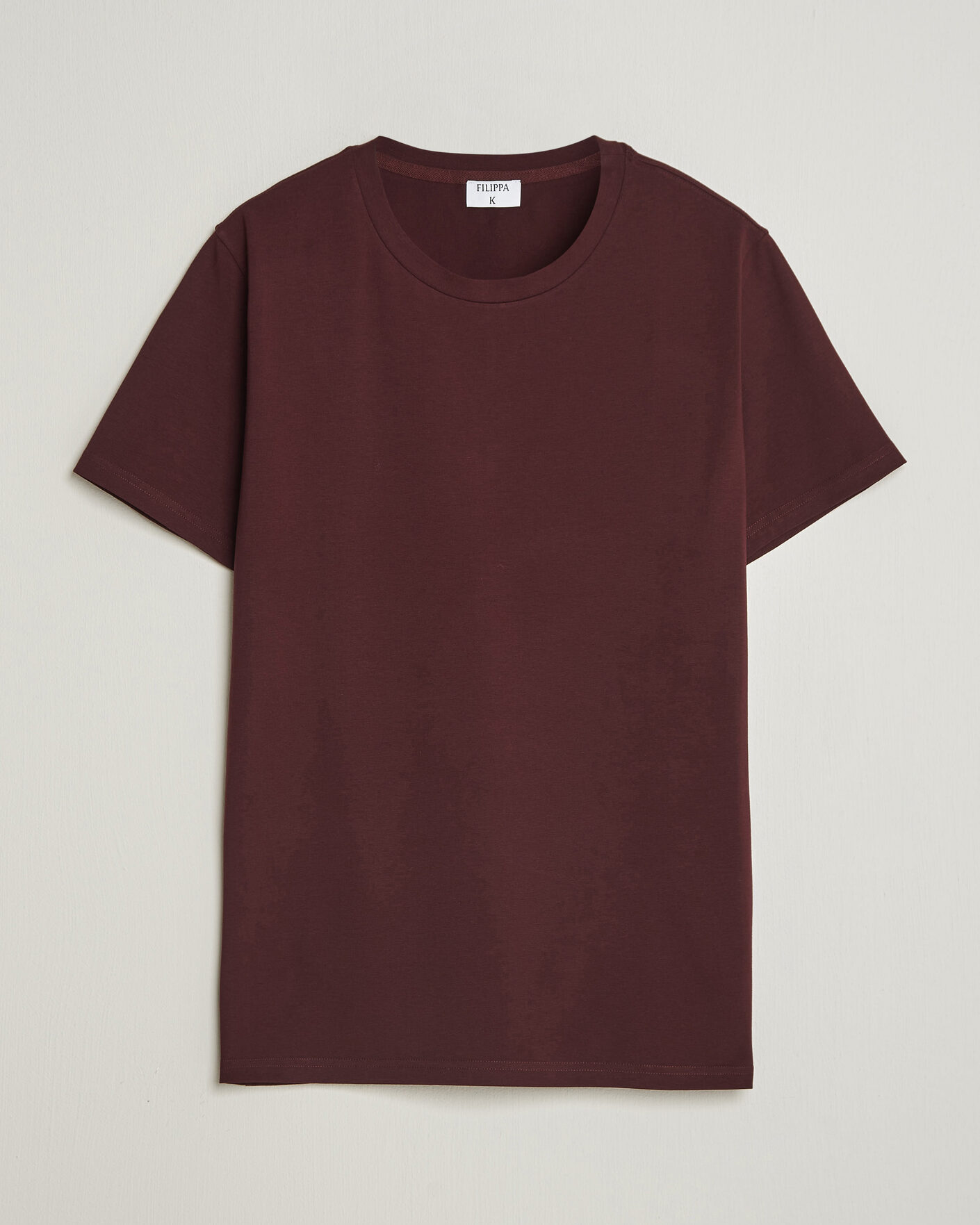 Herren | T-Shirts | Filippa K | Soft Lycra T-Shirt Dark Burgundy