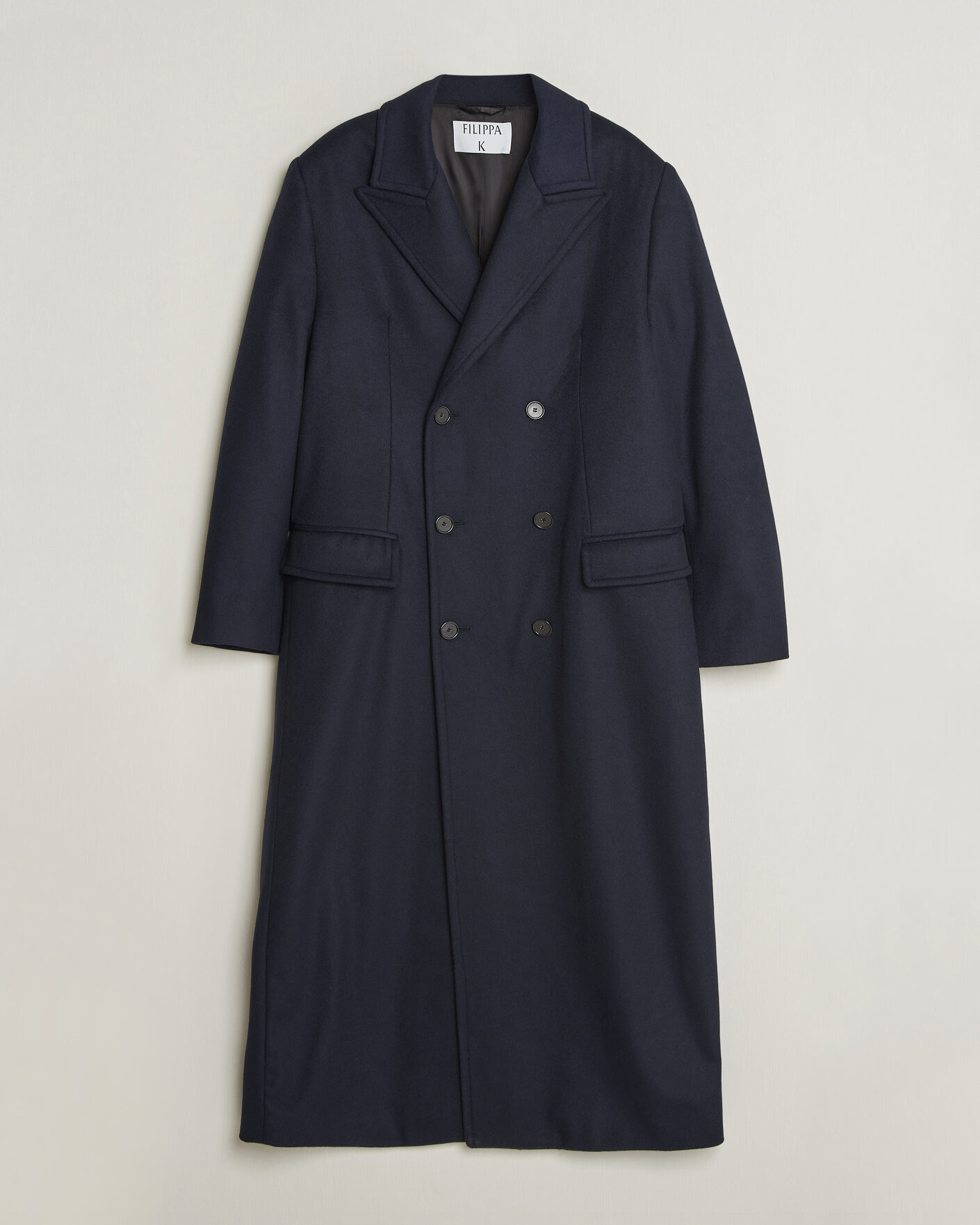 Herren | Jacken | Filippa K | Damian Wool Coat French Navy
