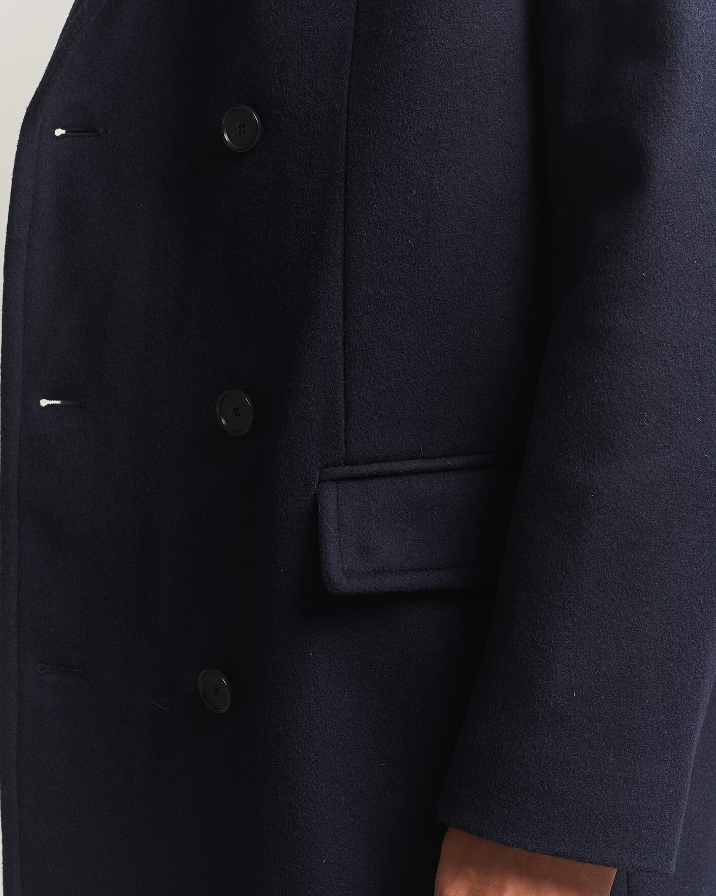 Herren | Jacken | Filippa K | Damian Wool Coat French Navy
