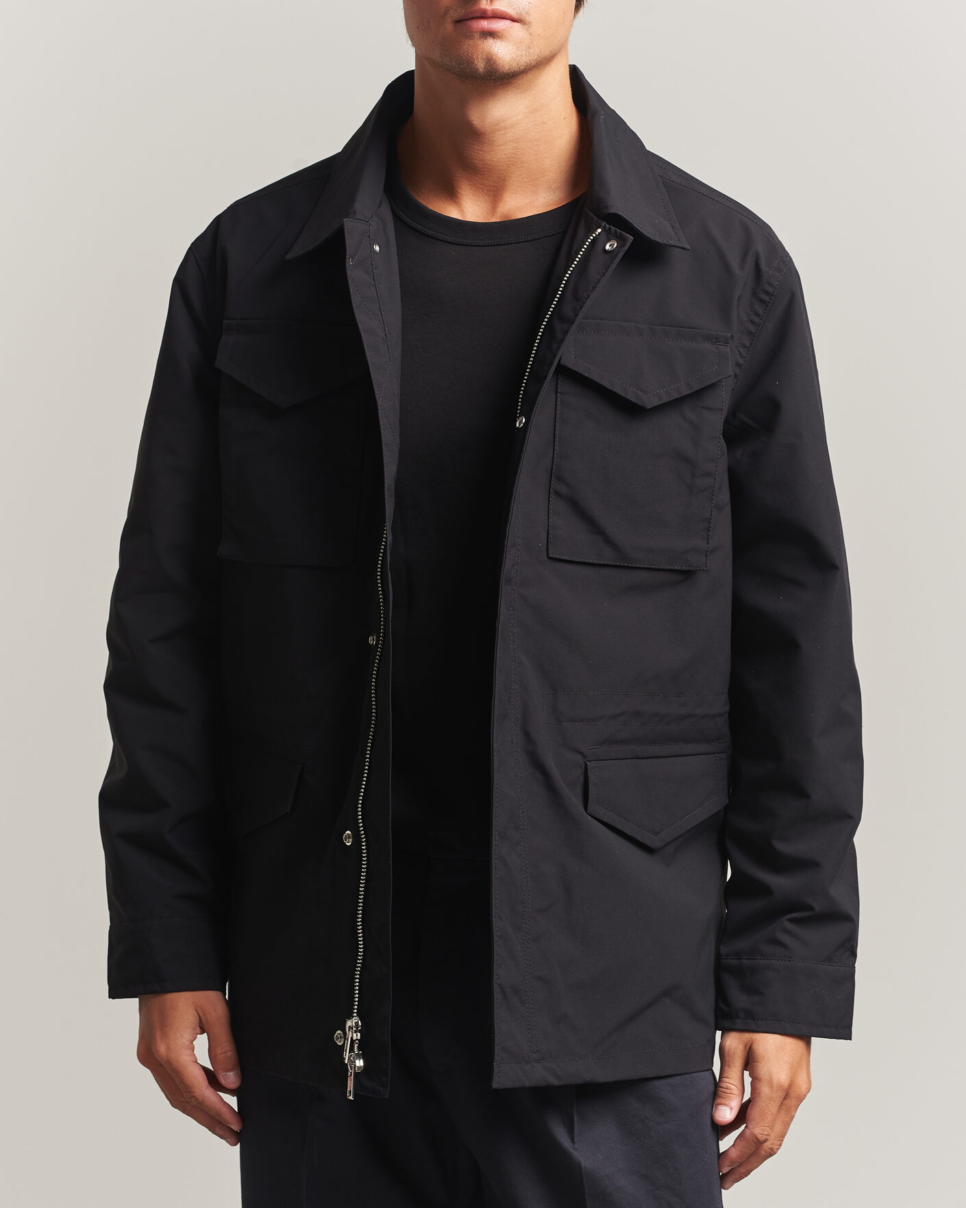 Herren | Jacken | Filippa K | Field Jacket Black