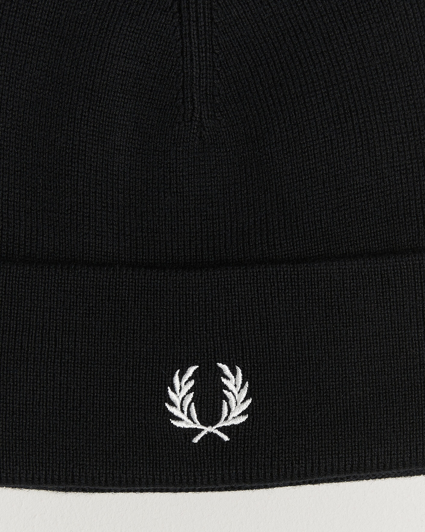 Herren | Mützen | Fred Perry | Merino Wool Beanie Black