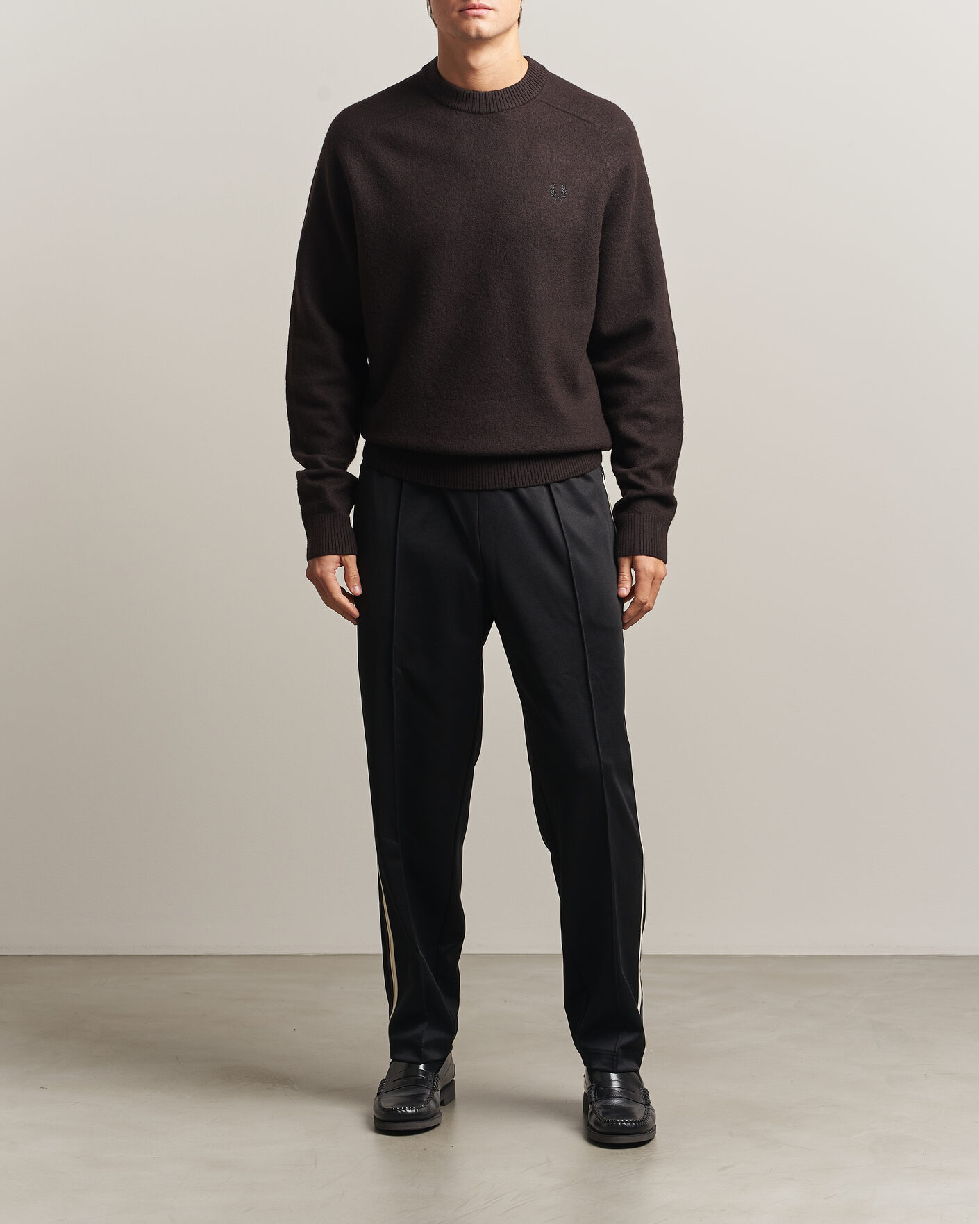 Herren | Hosen | Fred Perry | Tipped Taped Track Pants Black
