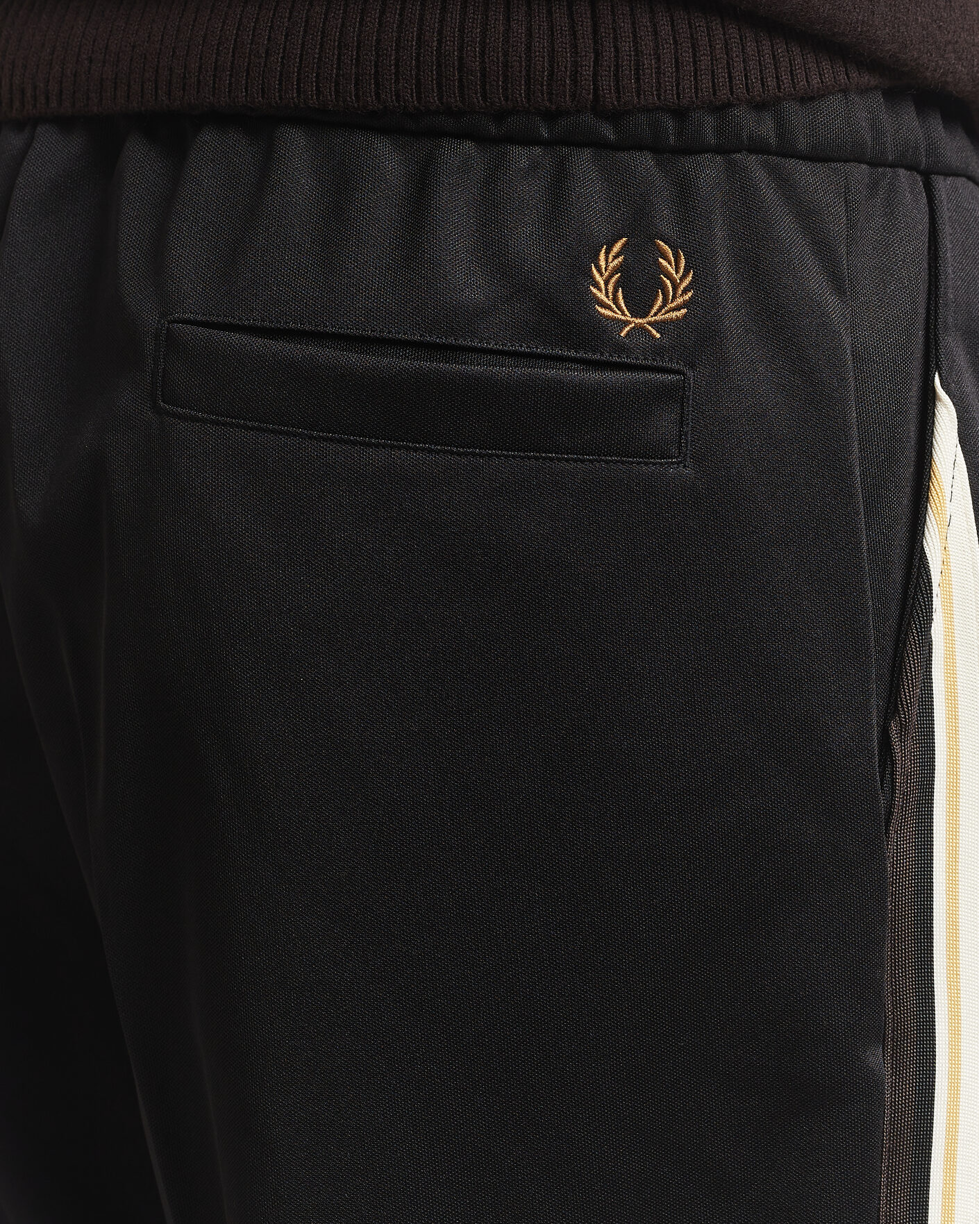Herren | Hosen | Fred Perry | Tipped Taped Track Pants Black