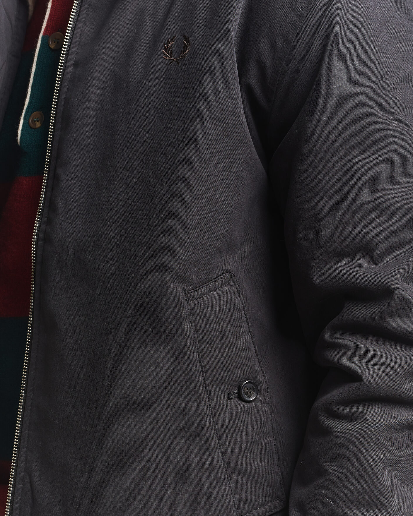 Herren | Jacken | Fred Perry | Cotton Caban Jacket Black