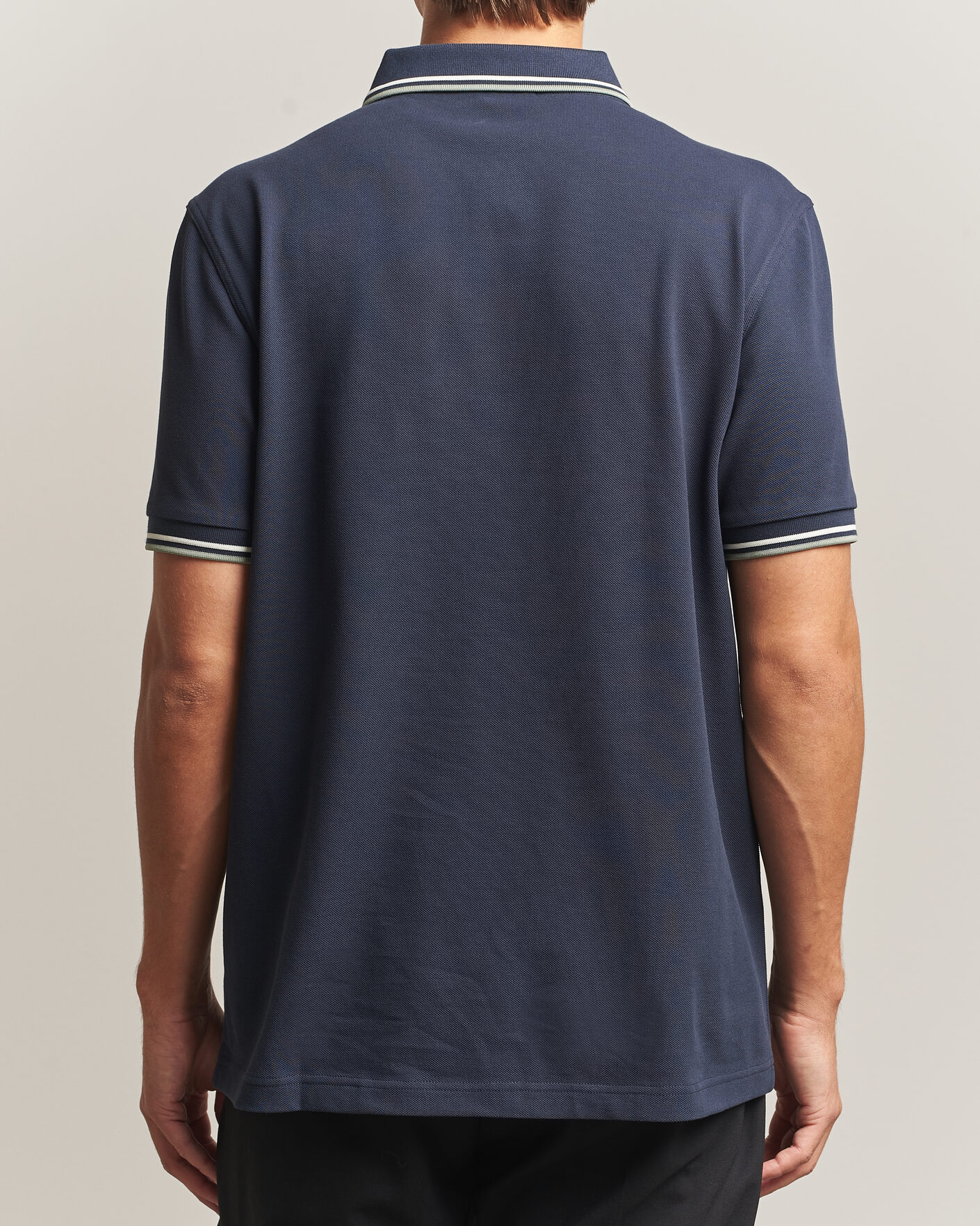 Herren | Poloshirts | Fred Perry | Twin Tipped Polo Shirt Dark Airforce