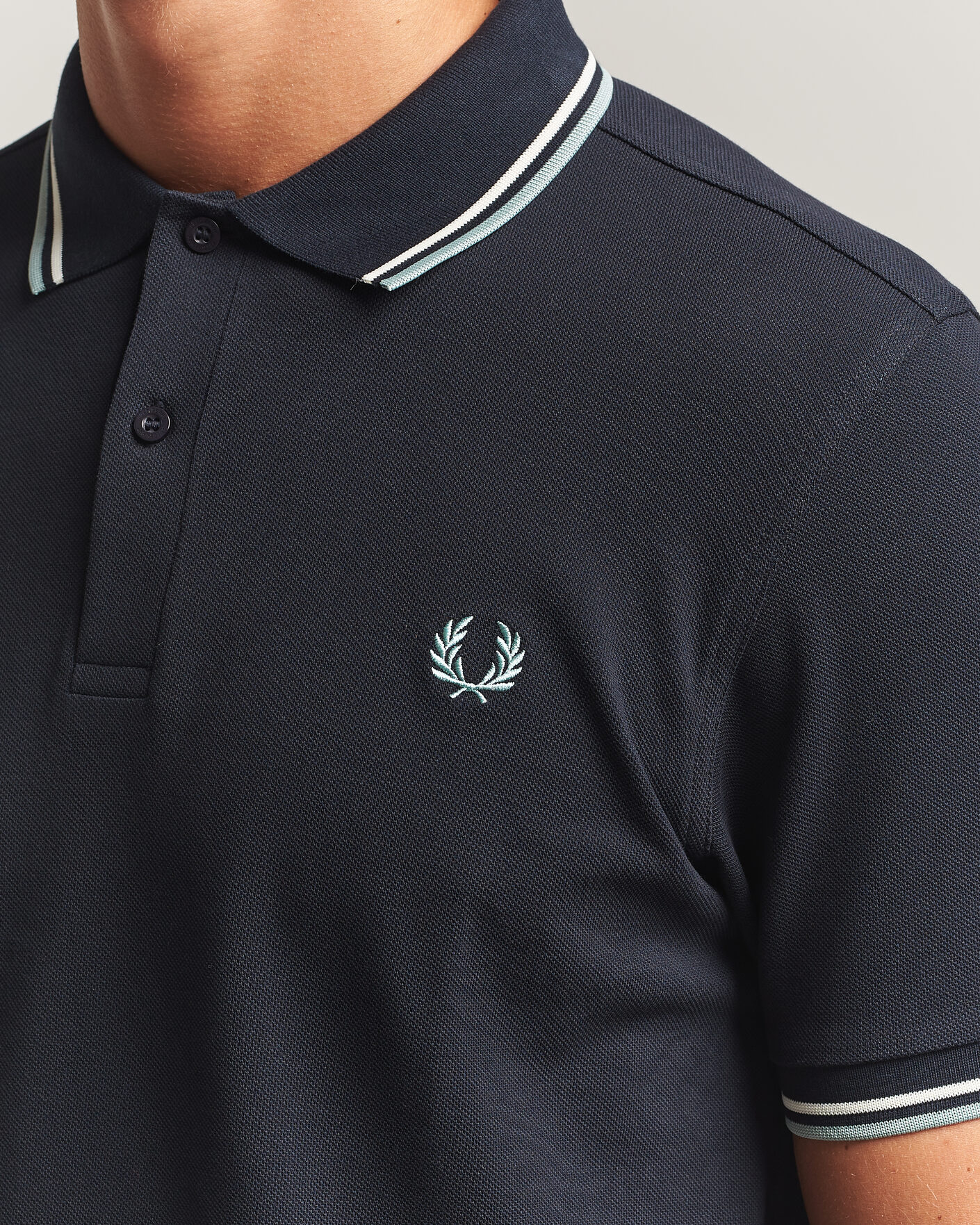 Herren | Poloshirts | Fred Perry | Twin Tipped Polo Shirt Navy