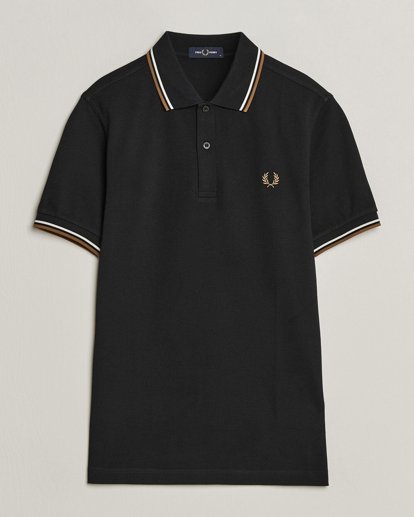 Herren | Poloshirts | Fred Perry | Twin Tipped Polo Shirt Black