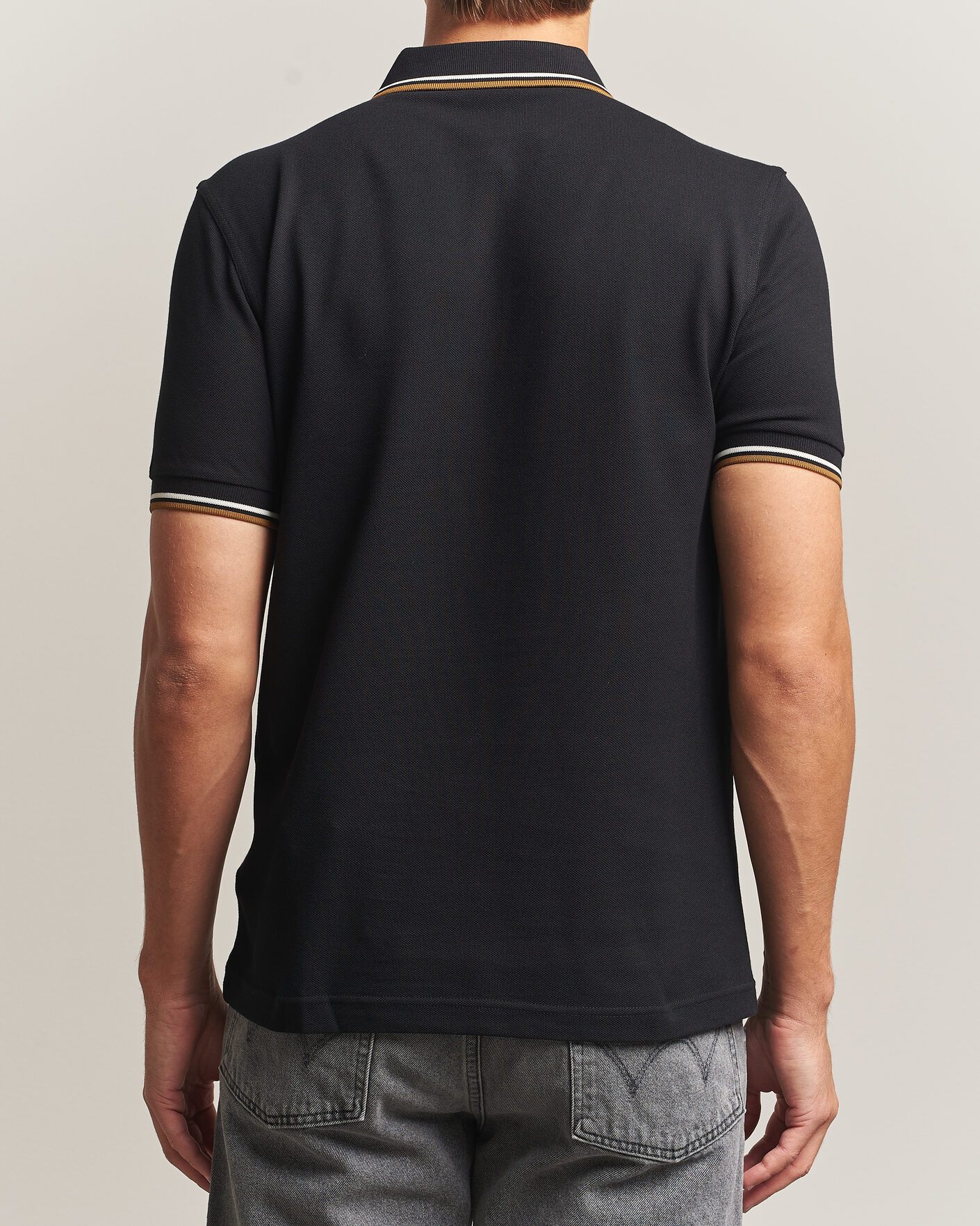 Herren | Poloshirts | Fred Perry | Twin Tipped Polo Shirt Black