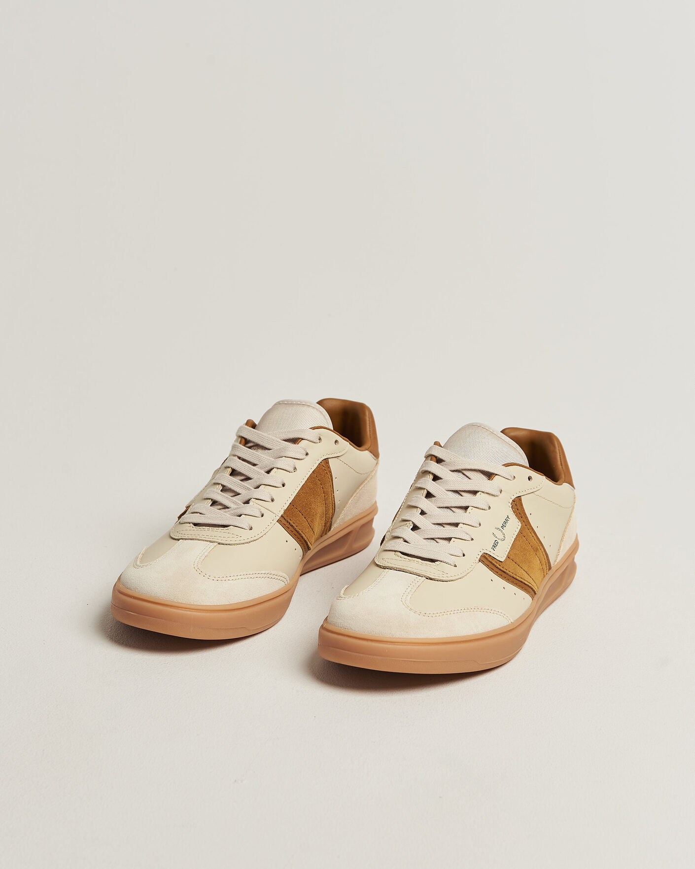 Herren | Sneaker | Fred Perry | B4 Leather/Suede Sneaker Oatmeal