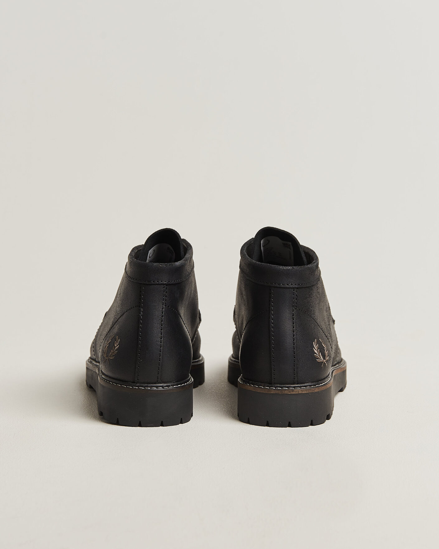 Herren | Boots | Fred Perry | Kenney Waxed Suede Chukka Boot Black