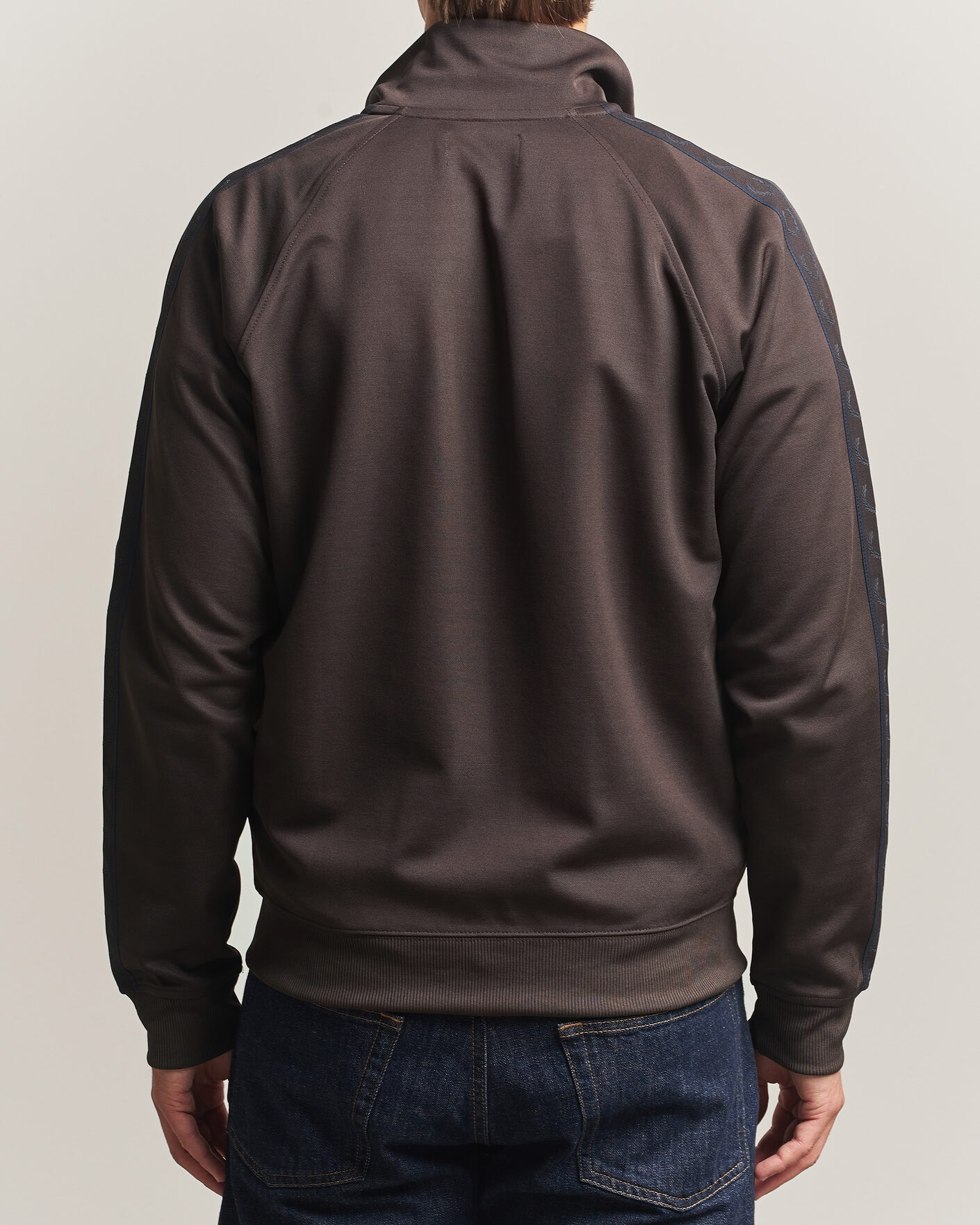 Herren | Pullover | Fred Perry | Taped Track Jacket Rich Brown