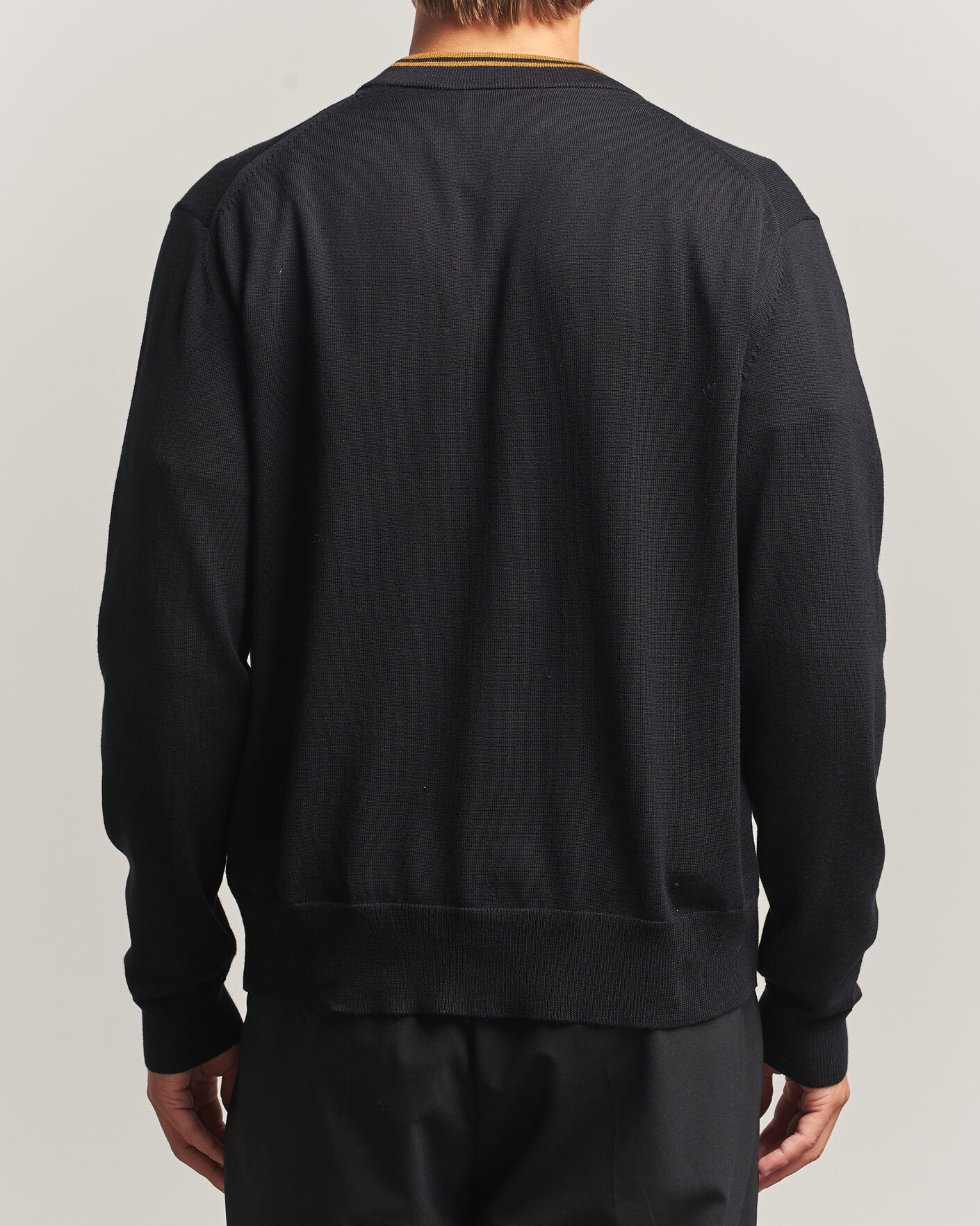 Herren | Pullover | Fred Perry | Classic Knitted Cardigan Black