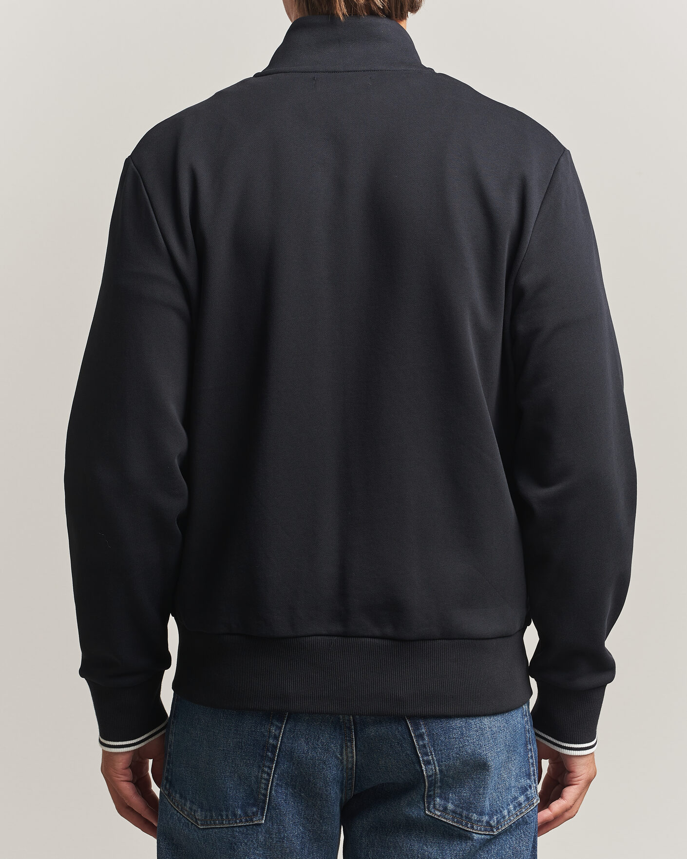 Herren | Pullover | Fred Perry | Full Zip Sweatshirt Black