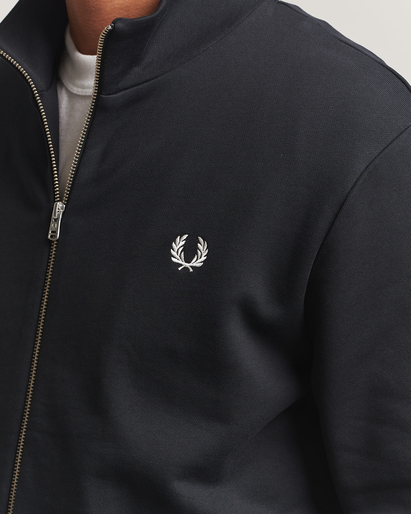 Herren | Pullover | Fred Perry | Full Zip Sweatshirt Black