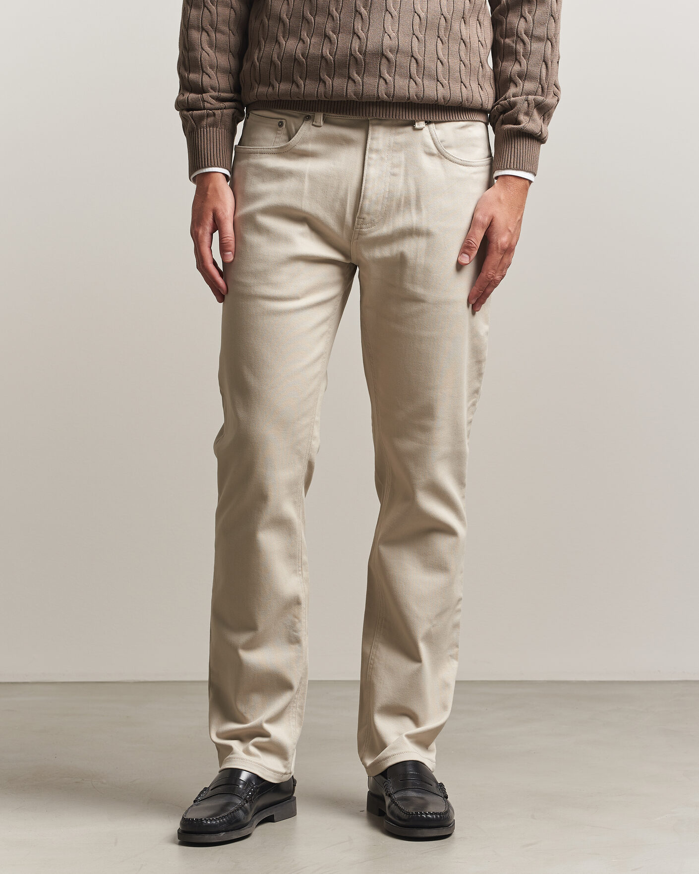 Herren | Hosen | Gant | Regular Fit Soft Twill 5-Pocket Pants Clay Beige