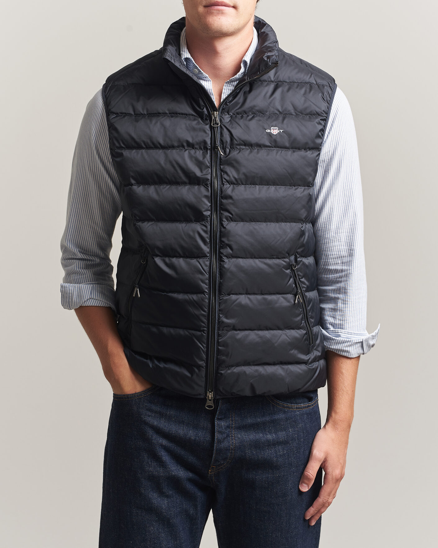 Herren | Westen | Gant | Light Down Vest Black