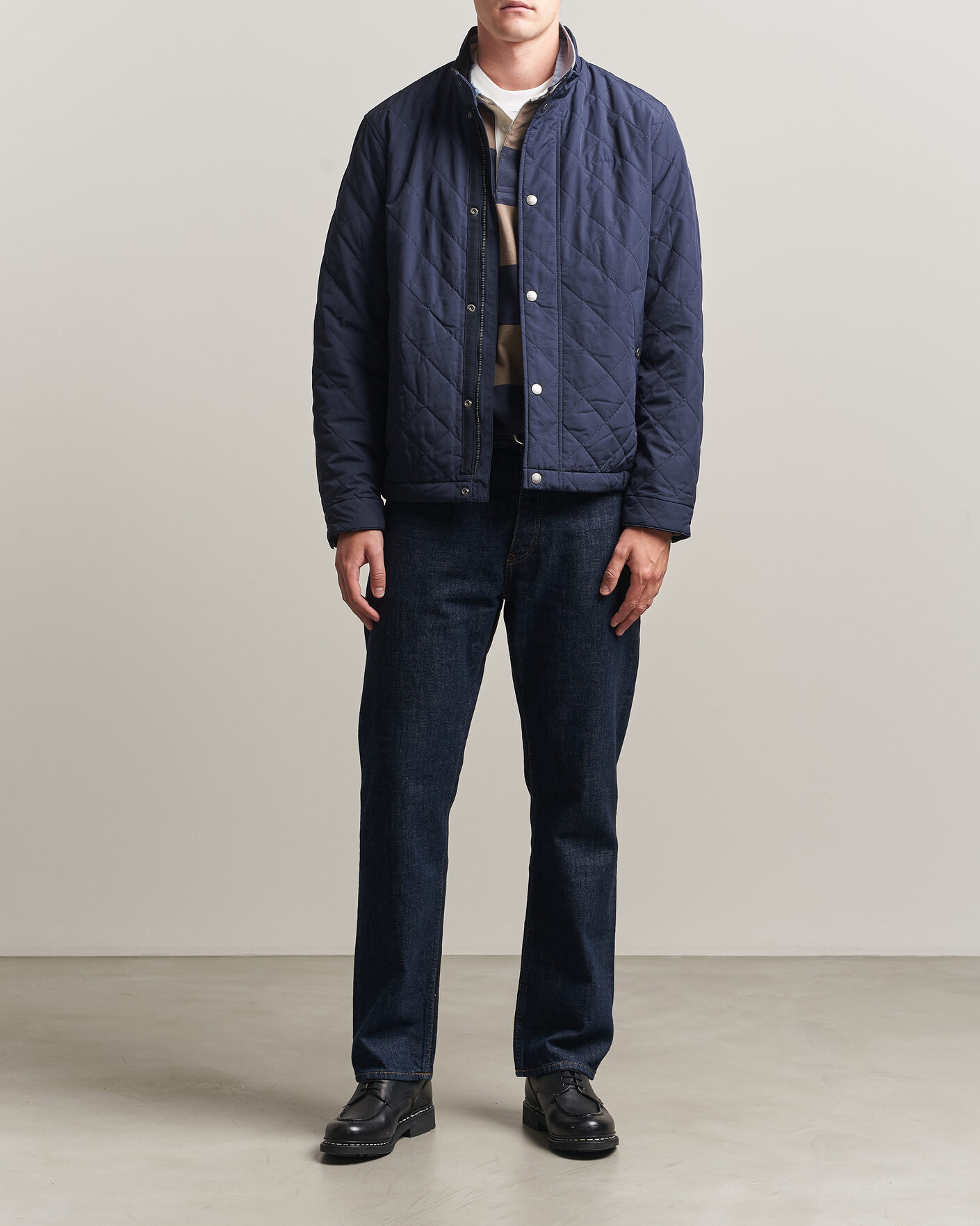 Herren | Jacken | Gant | Classic Quilted Jacket Evening Blue