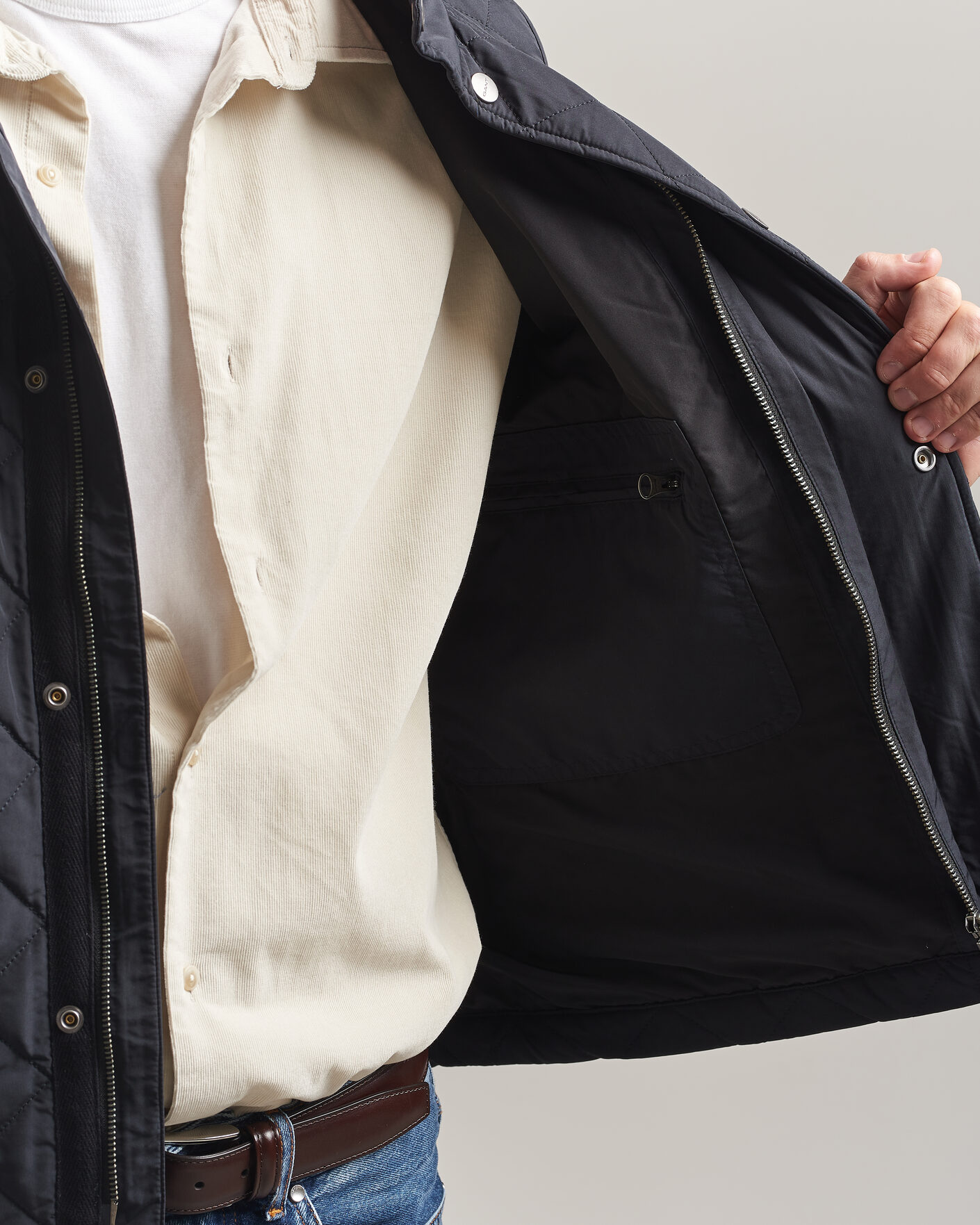 Herren | Westen | Gant | Classic Quilted Vest Black