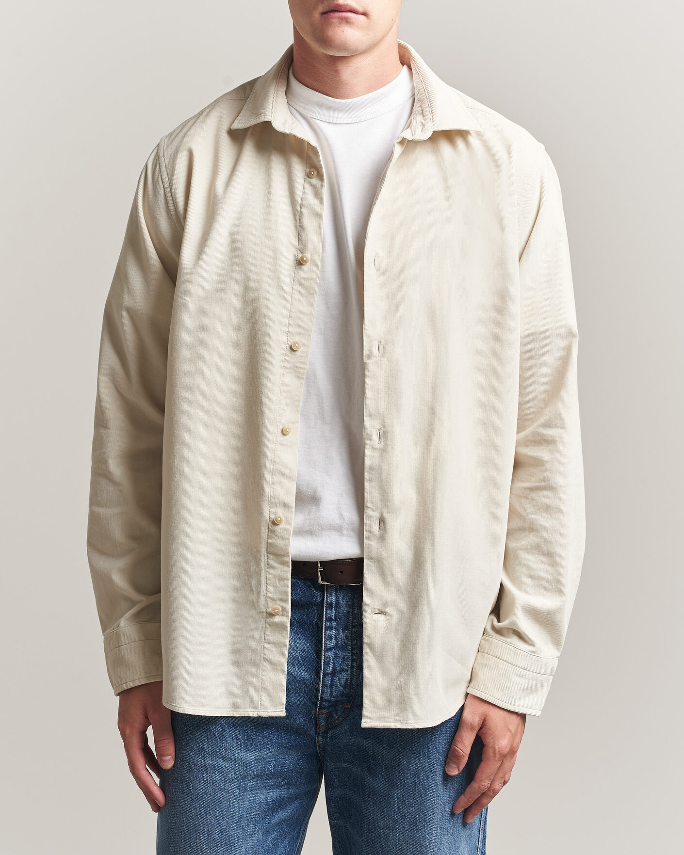 Herren | Hemden | Gant | Regular Fit Baby Cord Shirt Sand